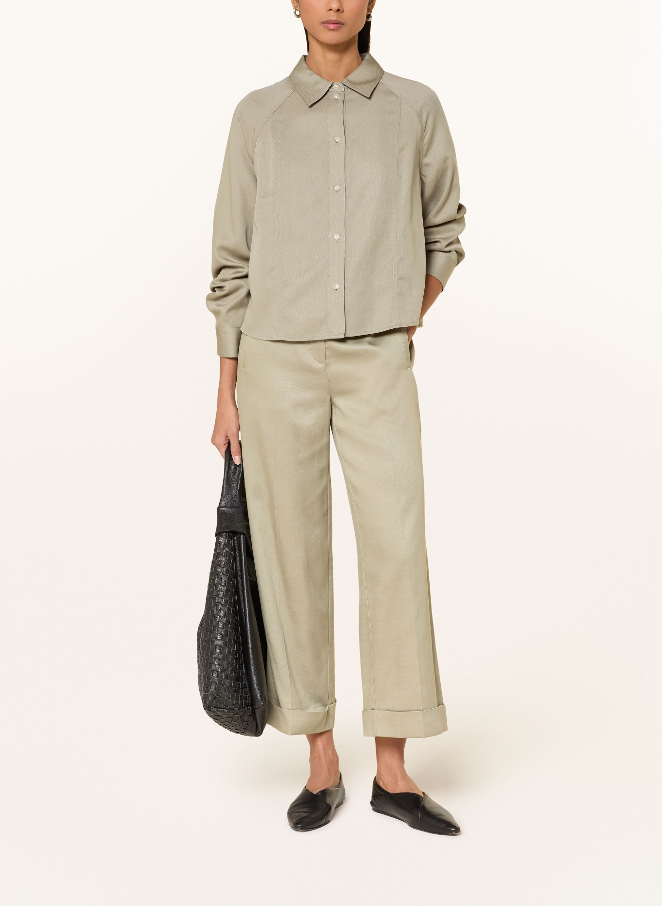 OPUS Košile FAMRA: OLIVOVÁ