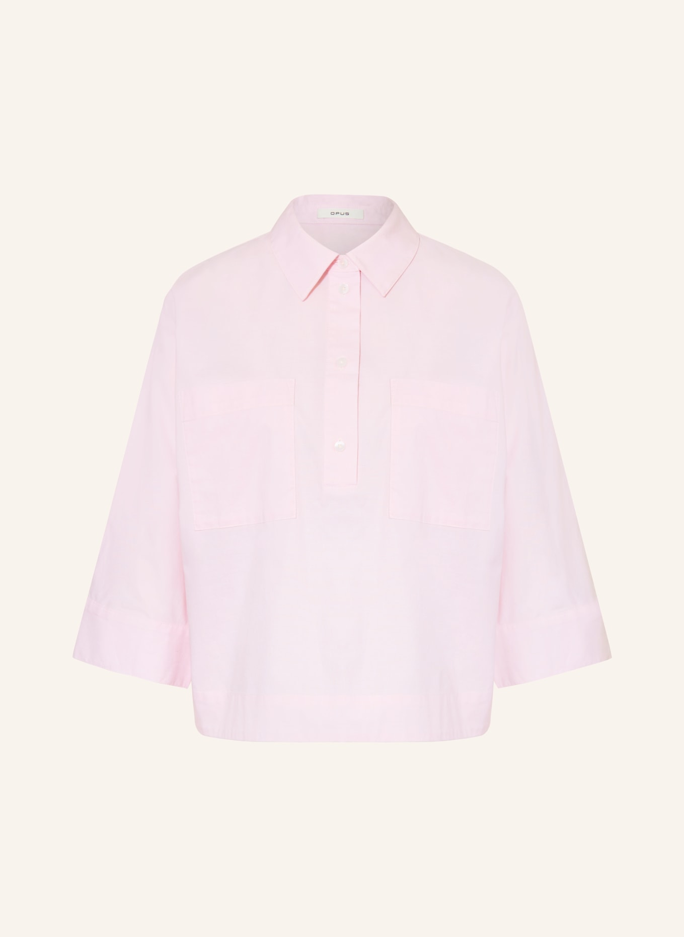 OPUS Hemdbluse FADESSA mit 3/4-Arm: HELLROSA