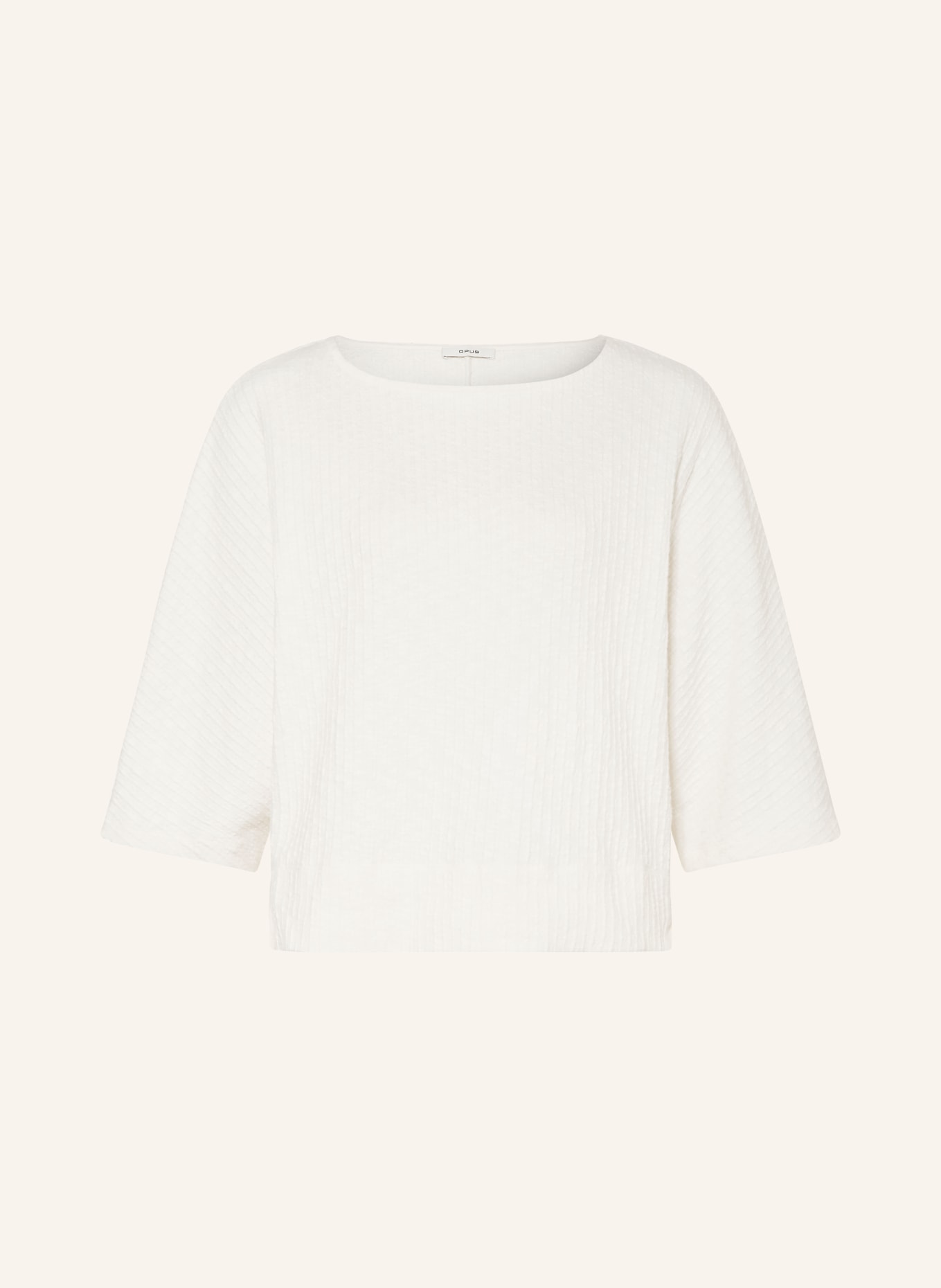 OPUS Pullover GATHENA mit 3/4-Arm: CREME