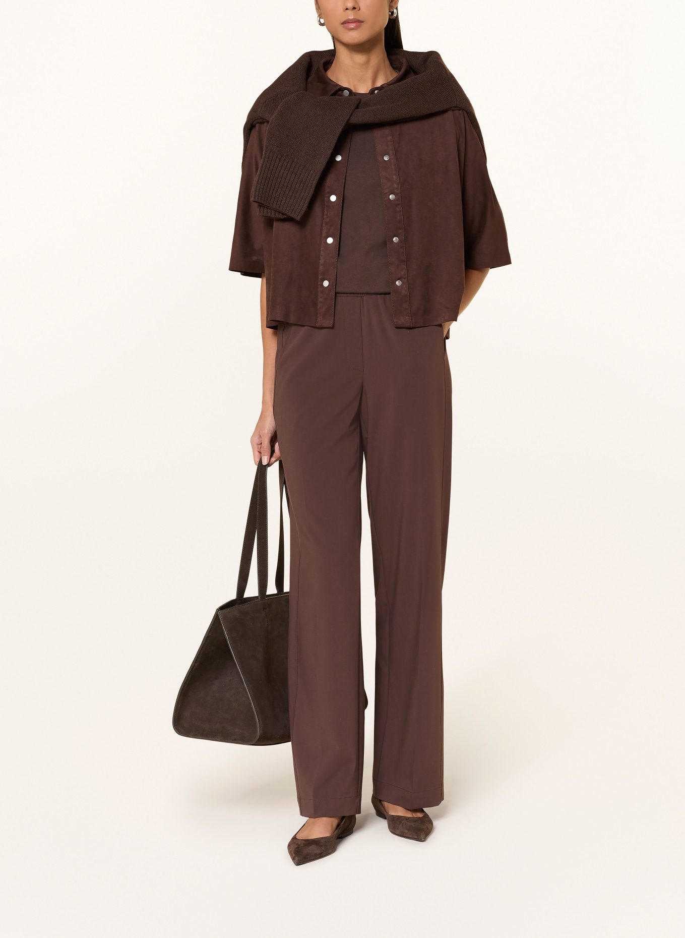 OPUS Hose MELANE BLOOM: DUNKELBRAUN