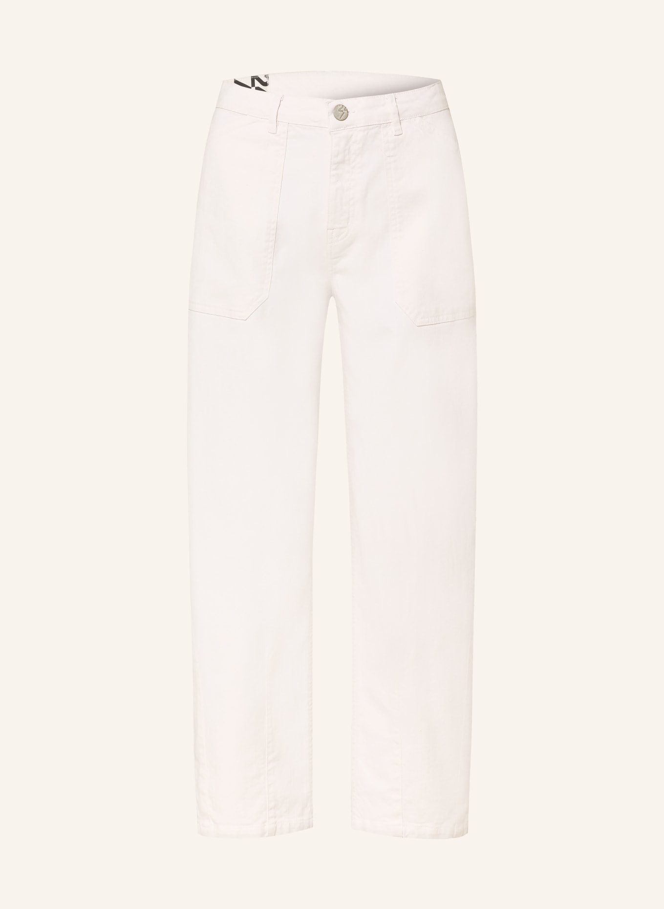 OPUS Dżinsy z szerokimi nogawkami LISSIE BOLD: 1004 MILK