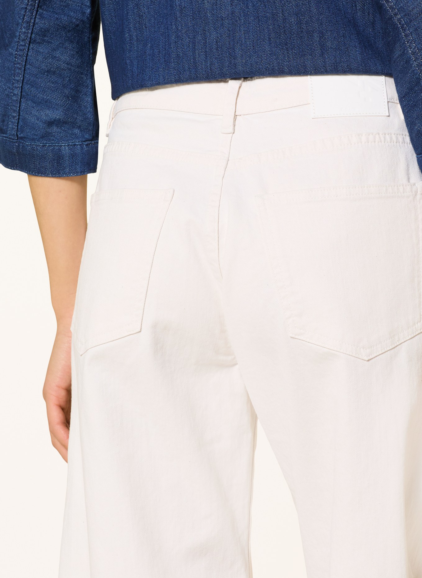 OPUS Dżinsy z szerokimi nogawkami LISSIE BOLD: 1004 MILK