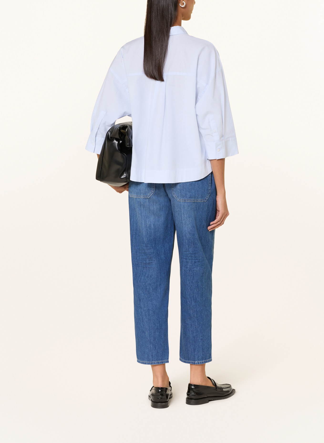 OPUS Dżinsy typu mom jeans LOLAH COMFY: 70345 mid slouchy blue