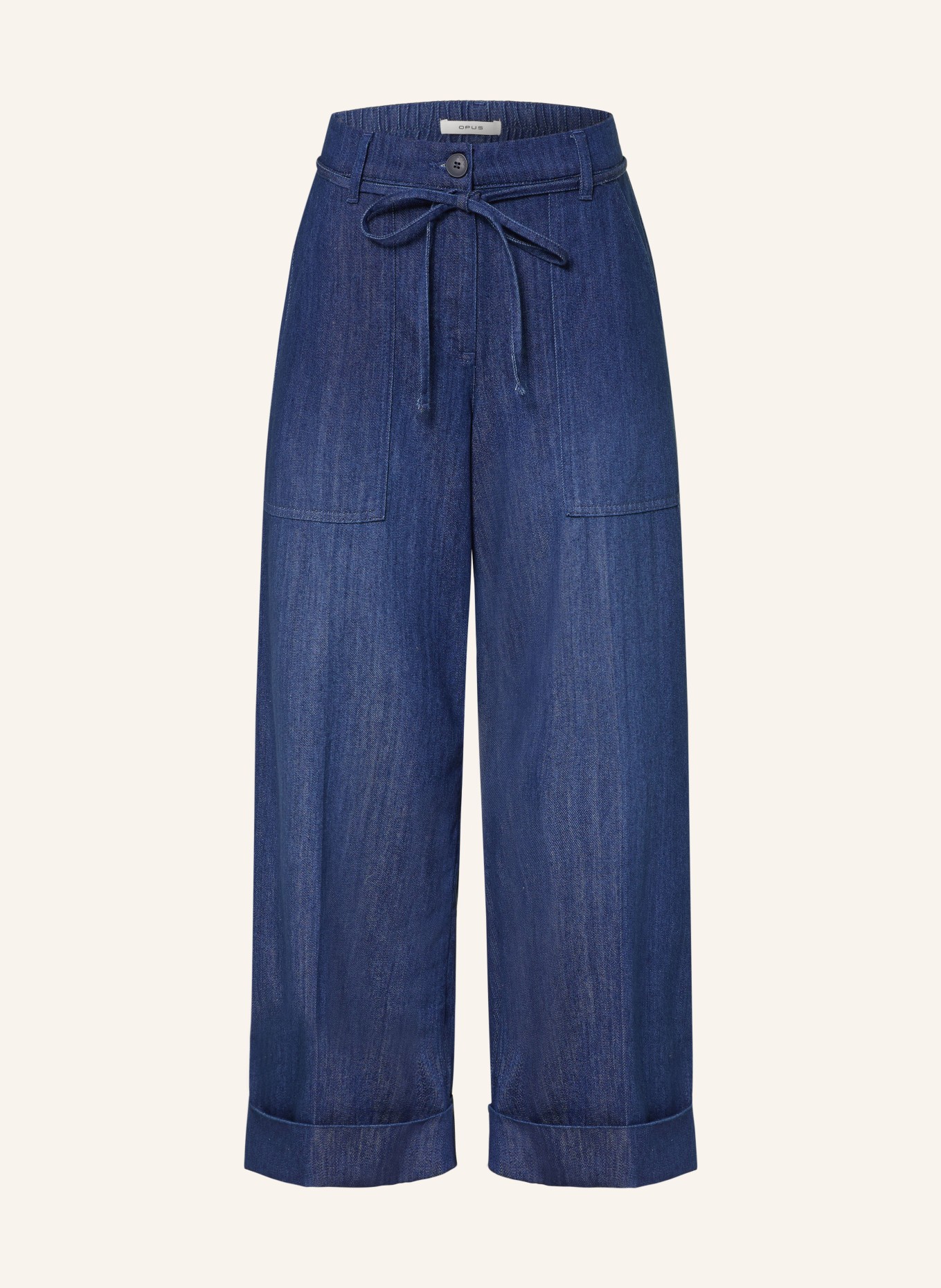 OPUS 7/8 džíny MEERI JOY: 70234 mid deep blue