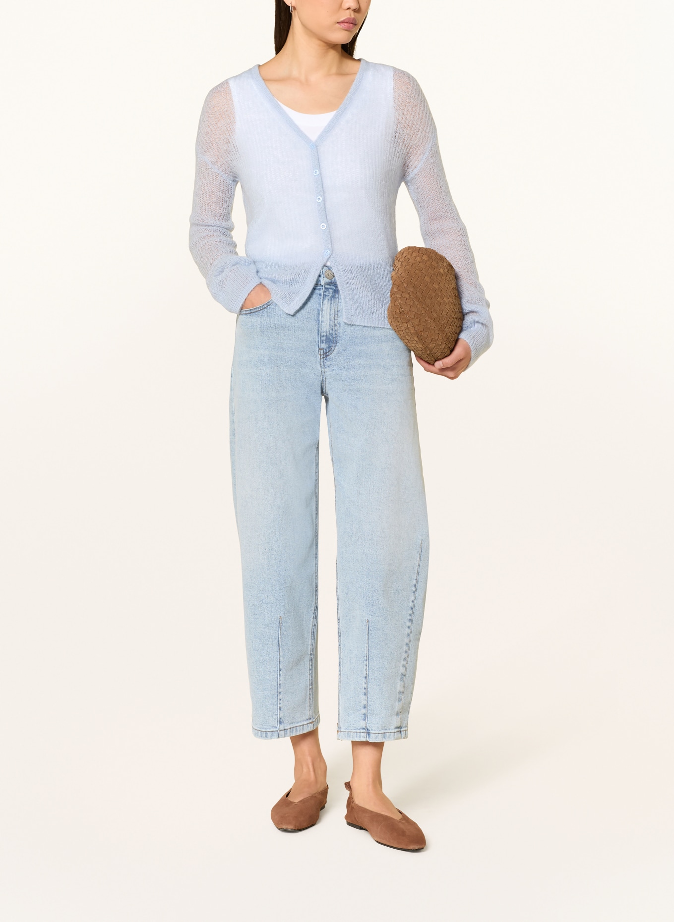 OPUS Barrel Jeans LISSIE BOLD: 70357 light air blue