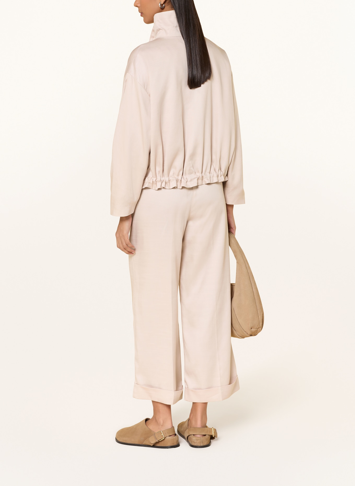 OPUS MEERI BLOOM 3/4-length pants: BEIGE