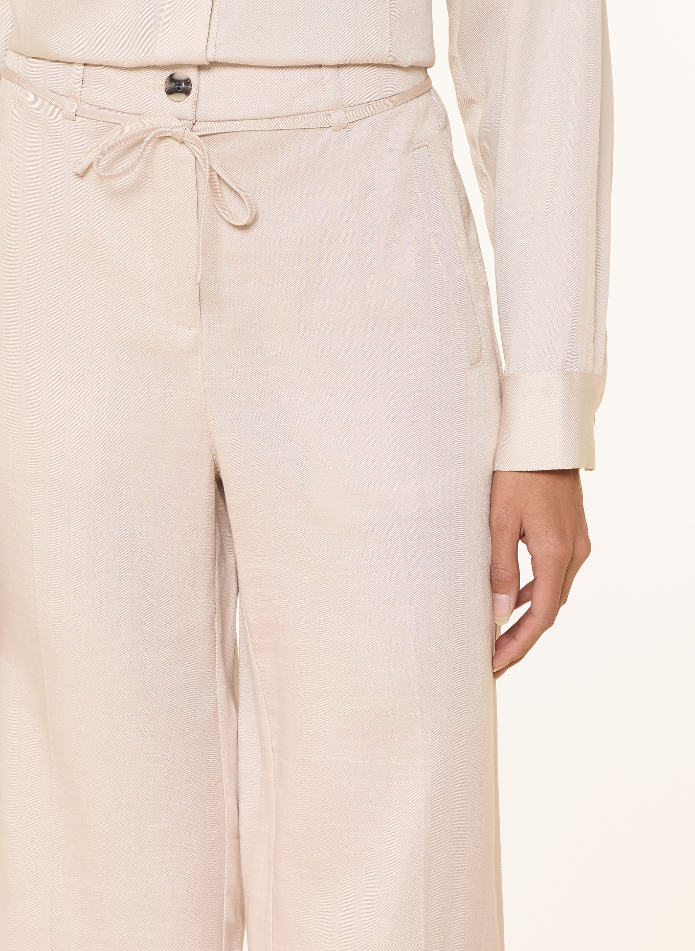 OPUS MEERI BLOOM 3/4-length pants: BEIGE