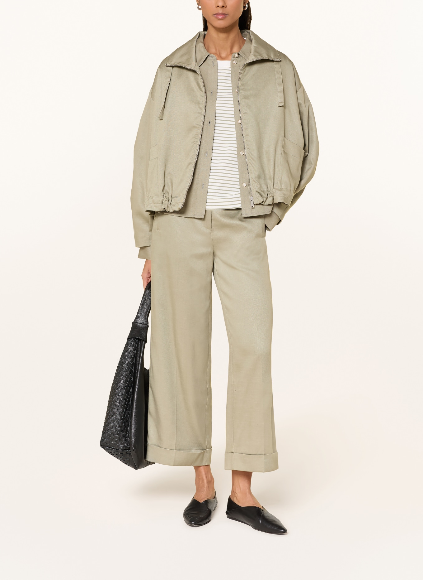 OPUS 7/8-Hose MEERI BLOOM: OLIV