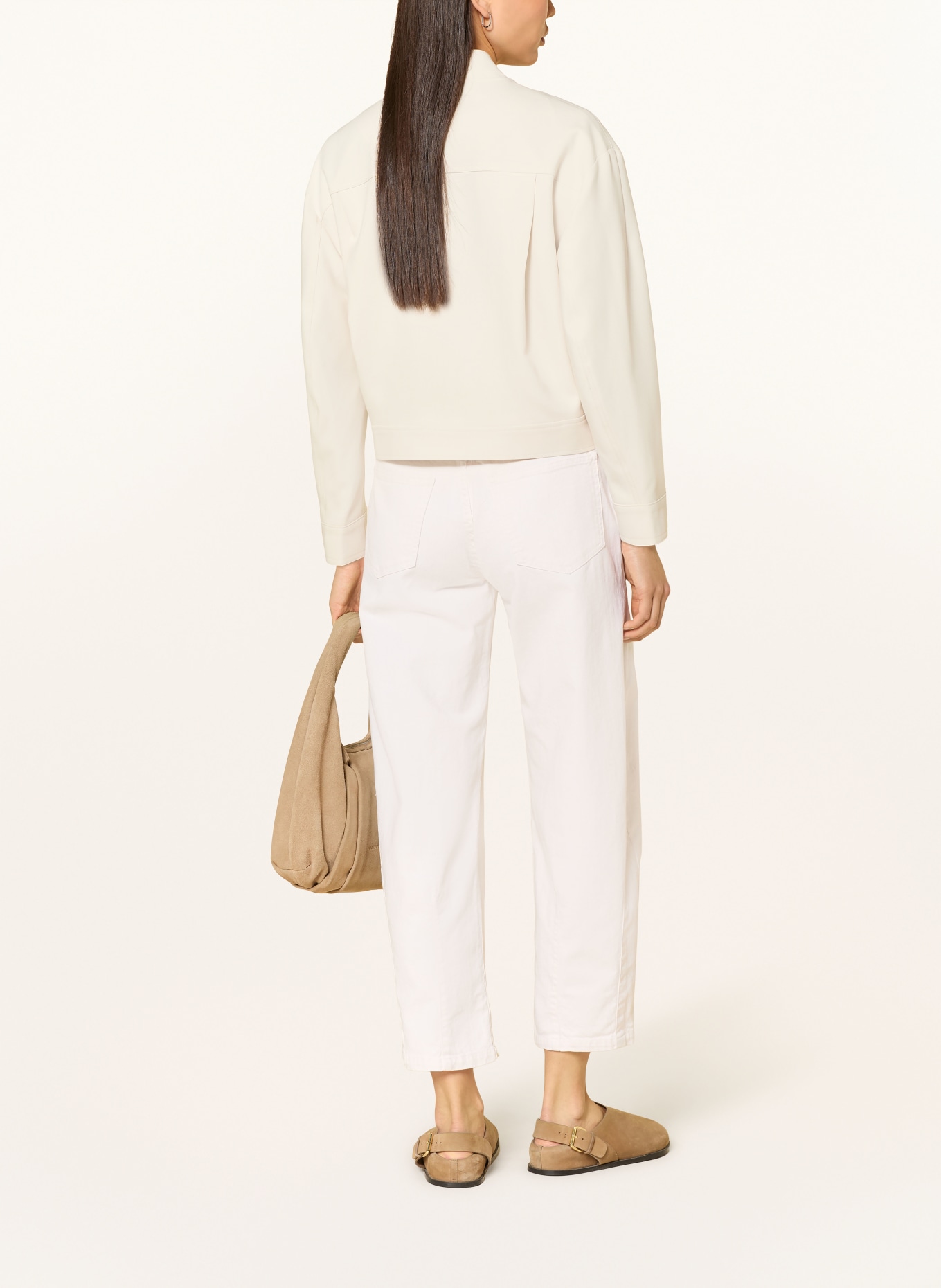 OPUS Kastenjacke JALENA: CREME