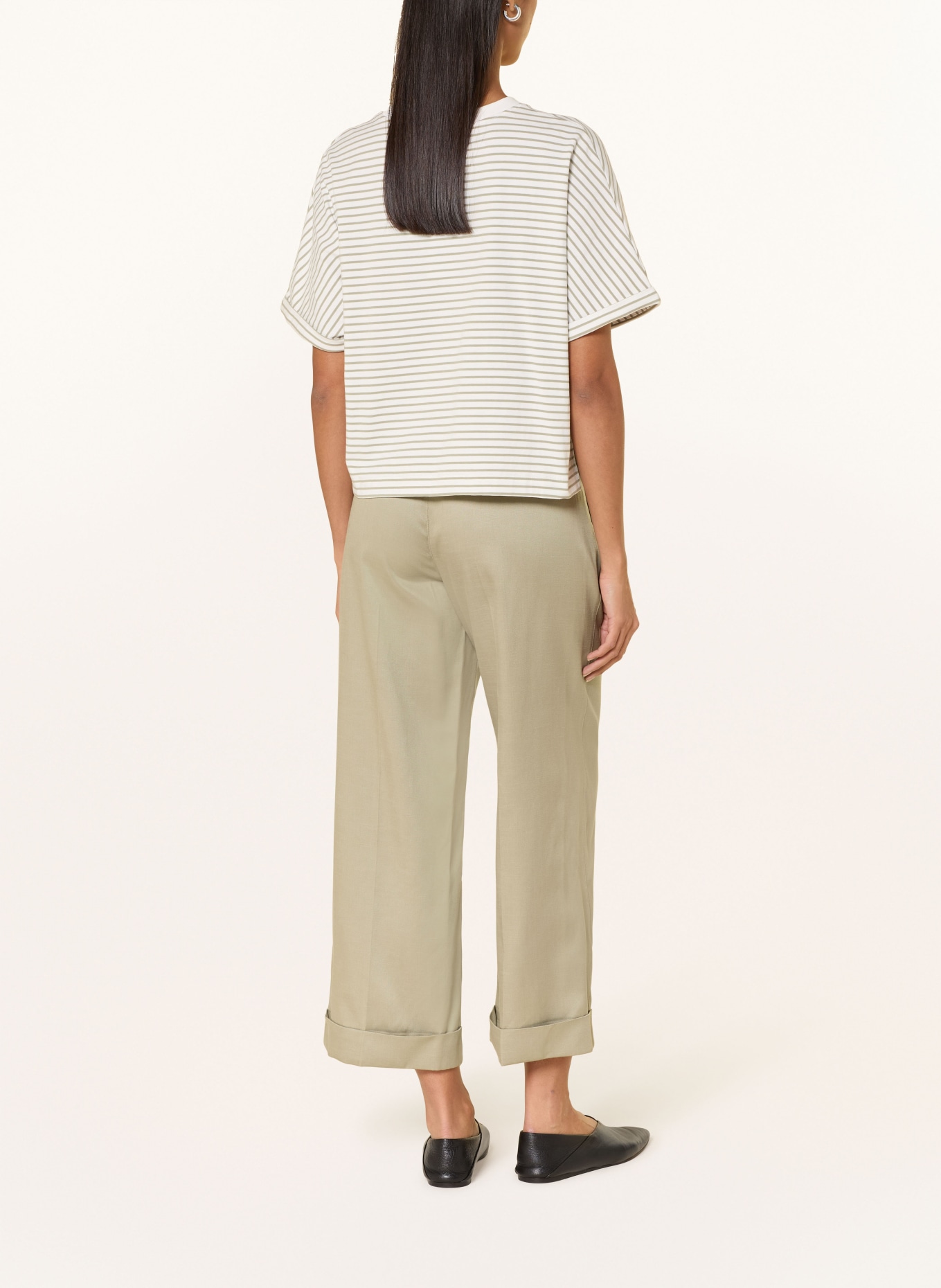 OPUS Koszulka SOTEL: BIAŁY / OLIWKOWY