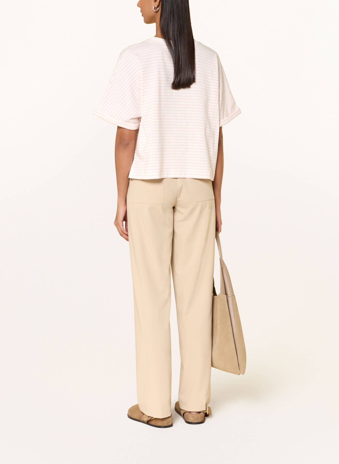 OPUS Koszulka SOTEL: BIAŁY / JASNORÓŻOWY