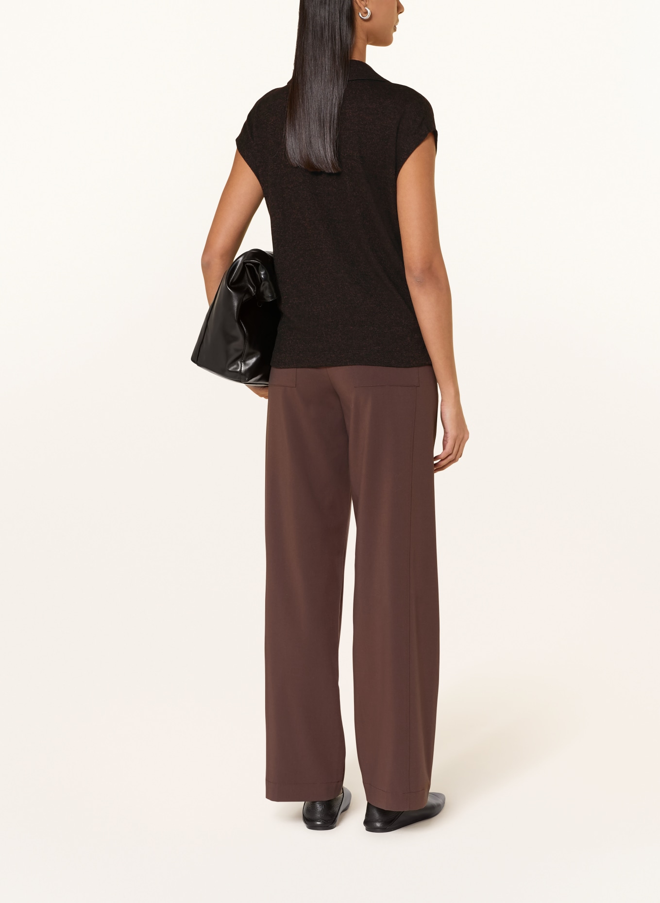 OPUS T-Shirt SOHANI: DUNKELBRAUN