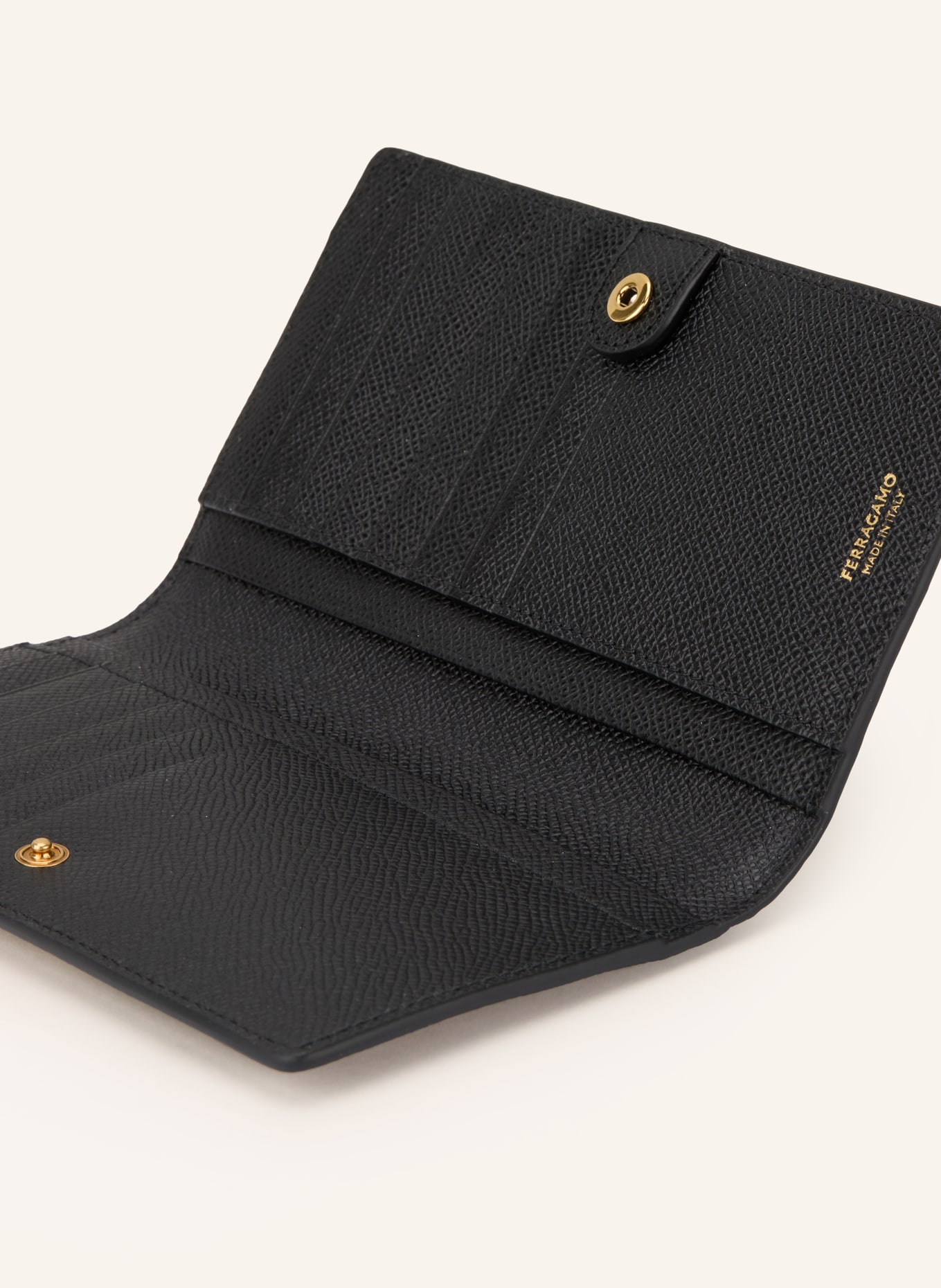 FERRAGAMO Geldbörse: SCHWARZ