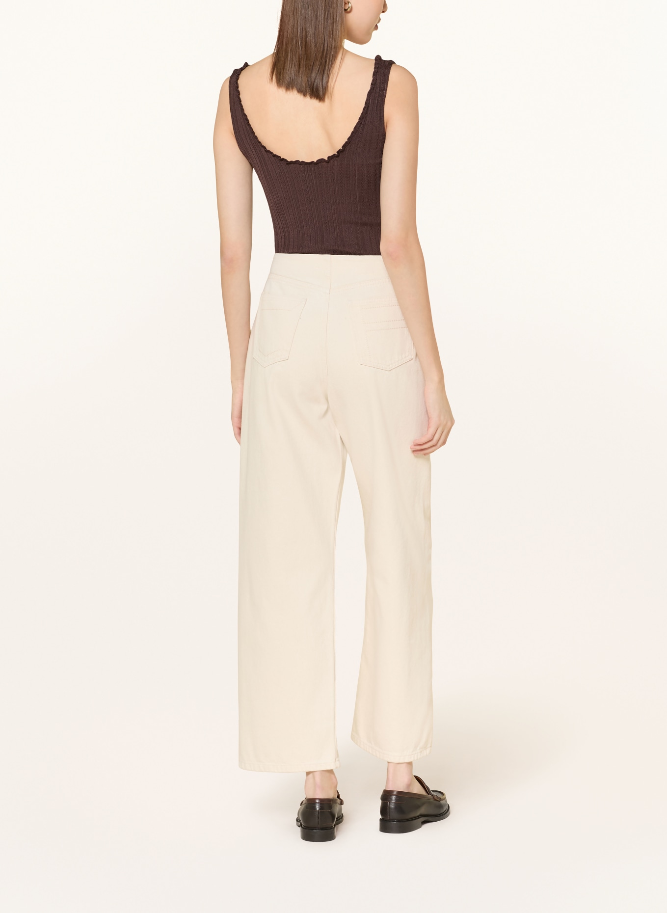 CLAUDIE PIERLOT Stricktop: DUNKELBRAUN