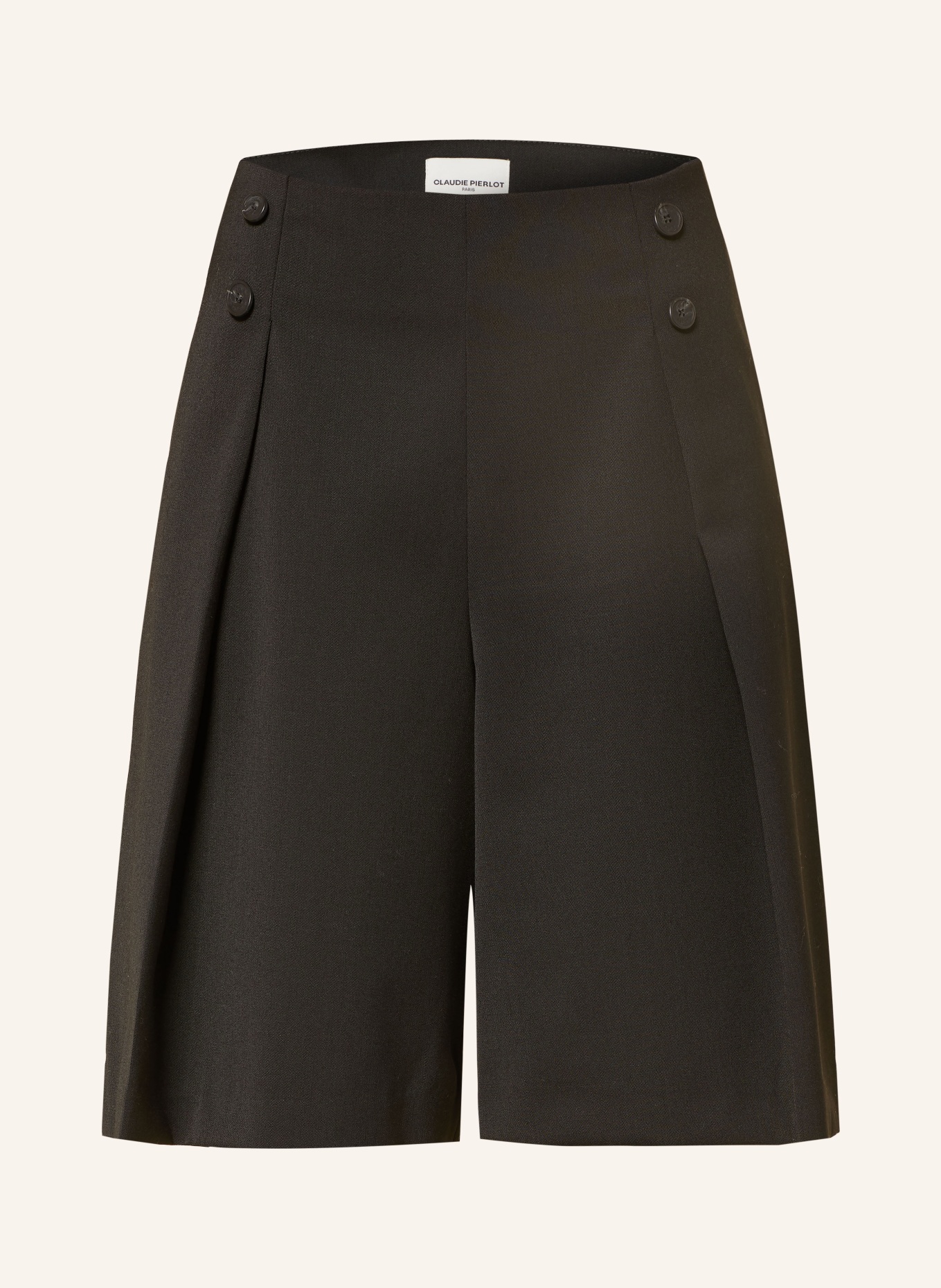 CLAUDIE PIERLOT szorty: CZARNY