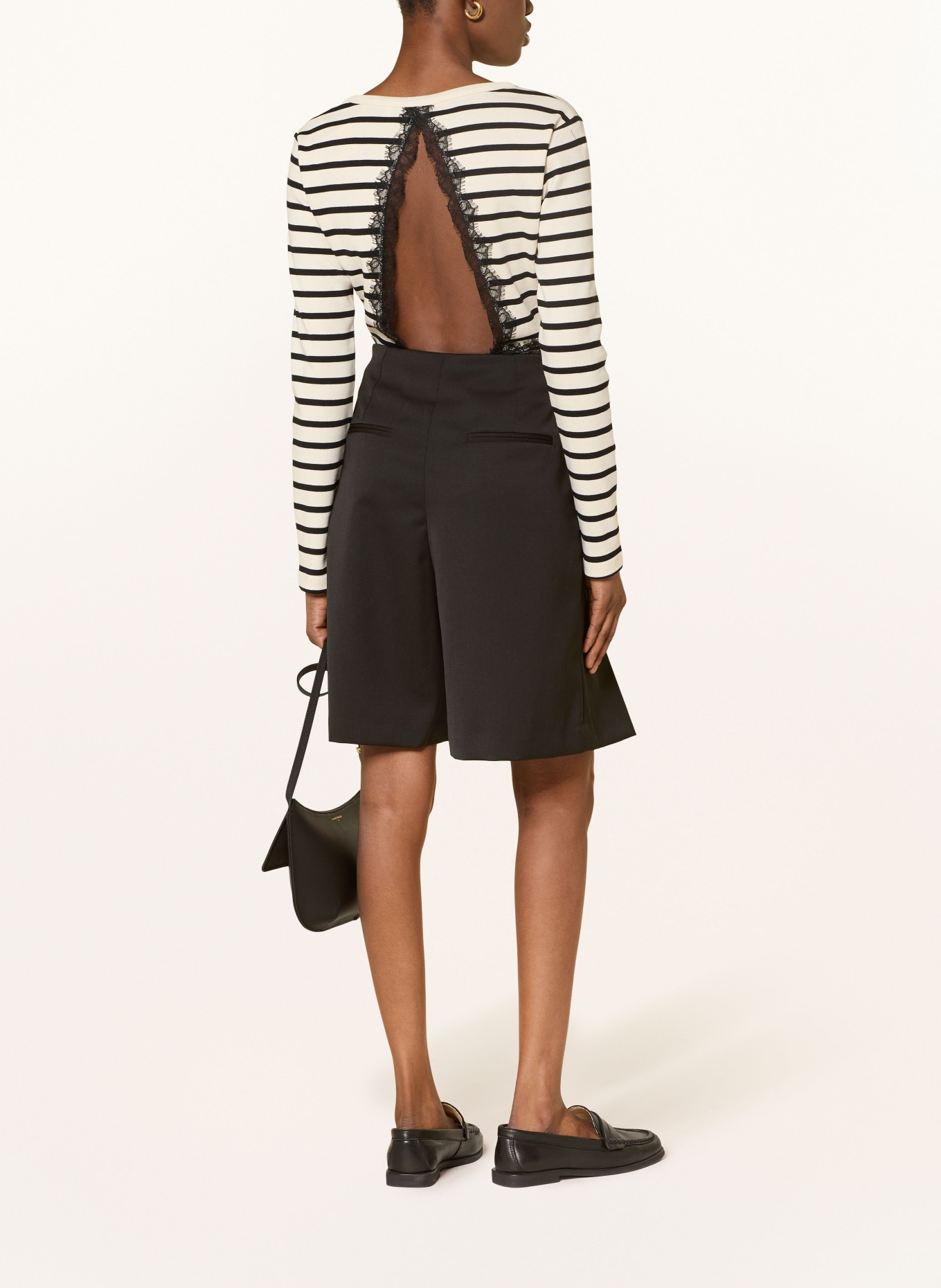 CLAUDIE PIERLOT szorty: CZARNY