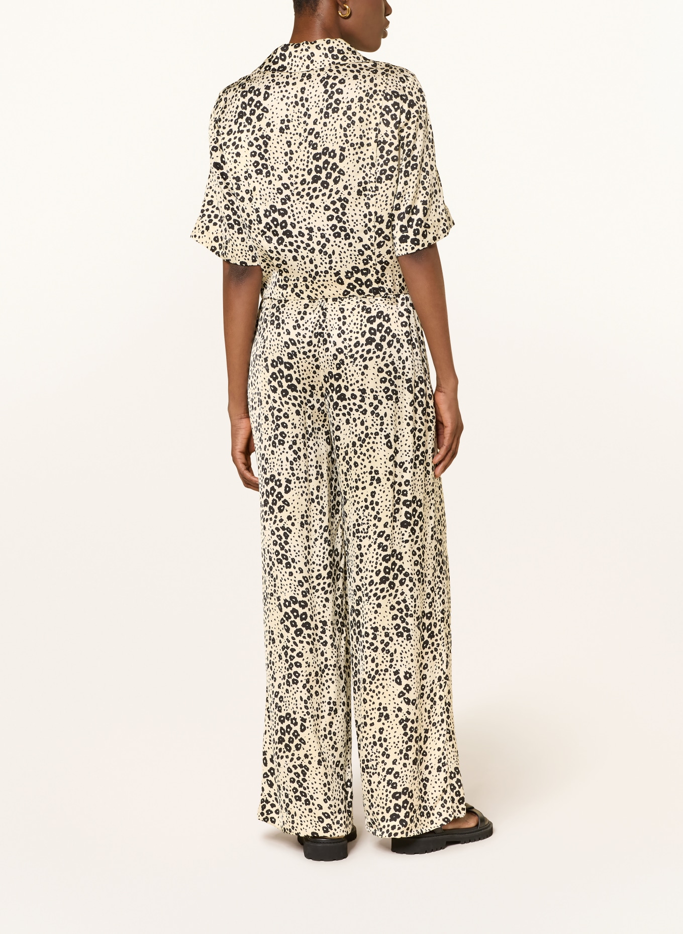 CLAUDIE PIERLOT Bluzka CALIALEO: KREMOWY / CZARNY