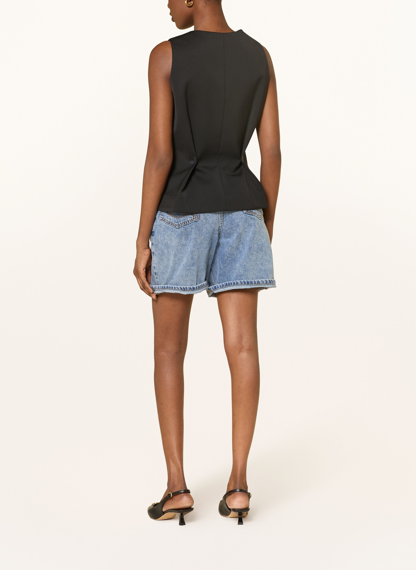 CLAUDIE PIERLOT Blazerweste: SCHWARZ