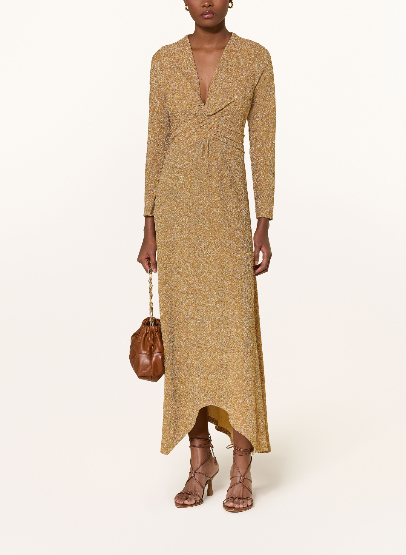 ba&sh Šaty BRADY: ZLATÁ