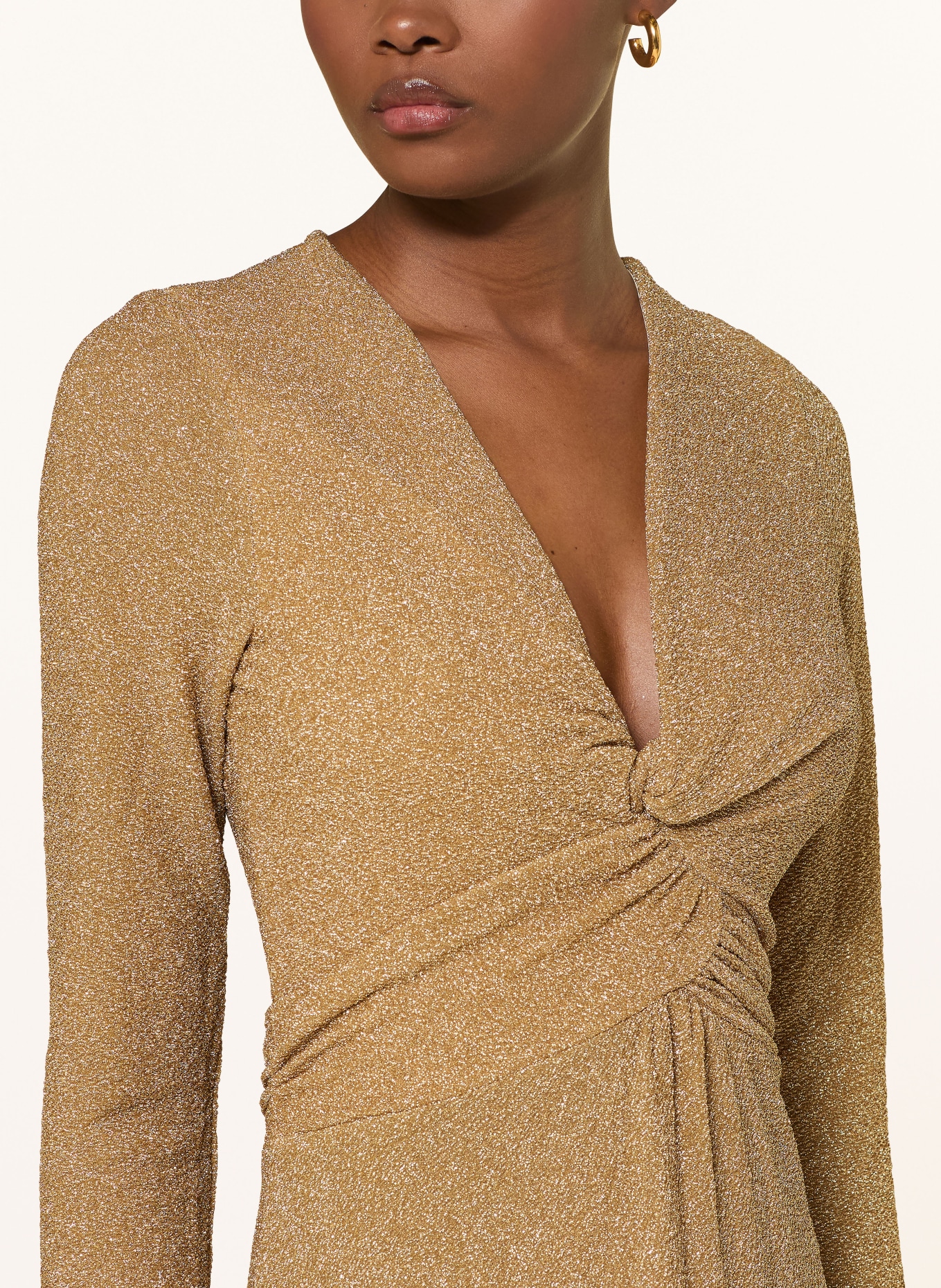 ba&sh Šaty BRADY: ZLATÁ