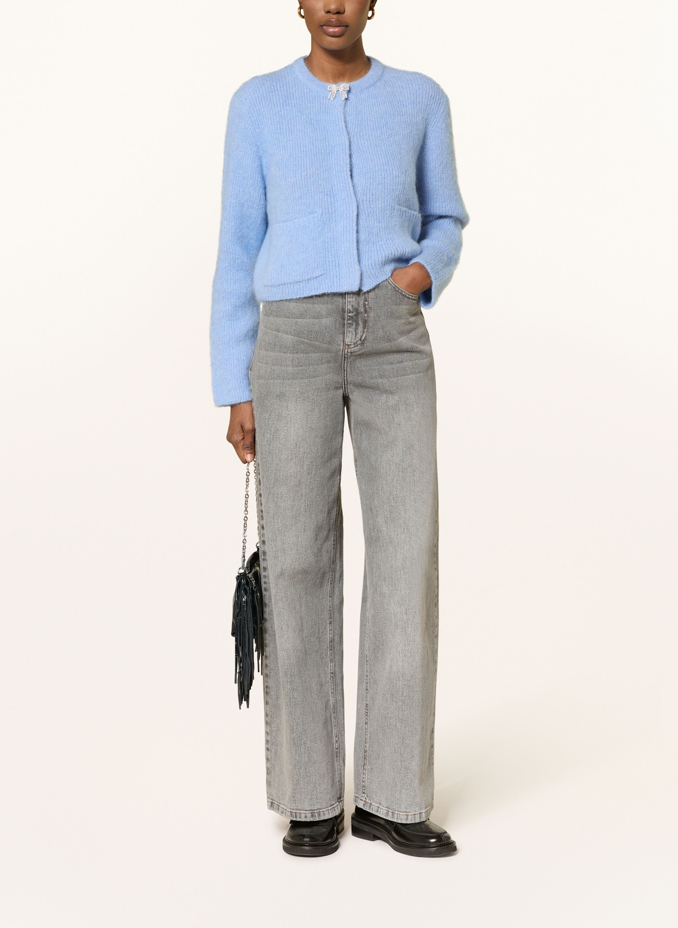 maje Sweter z alpaki: JASNONIEBIESKI