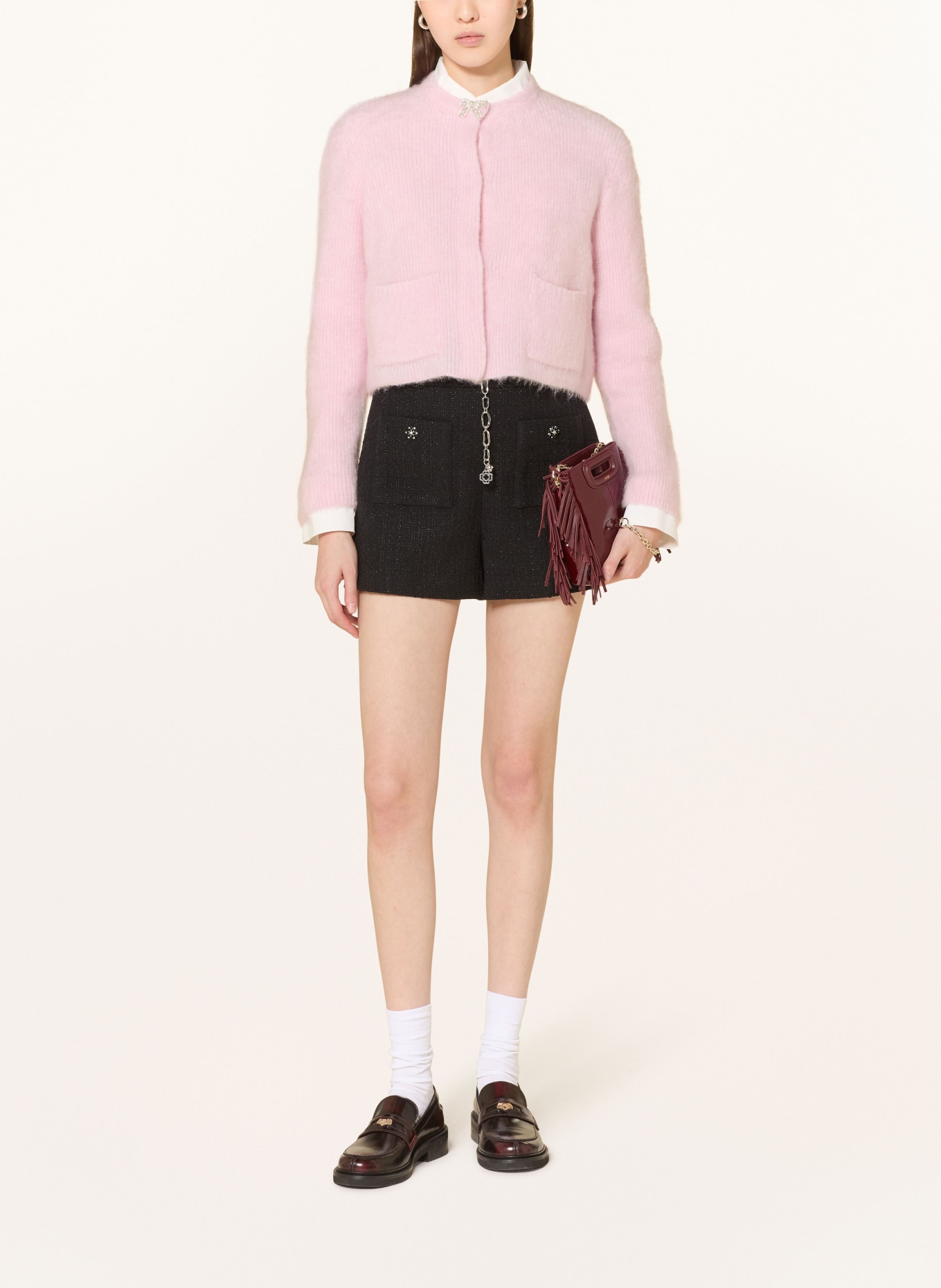 maje Sweter z alpaki: RÓŻOWY