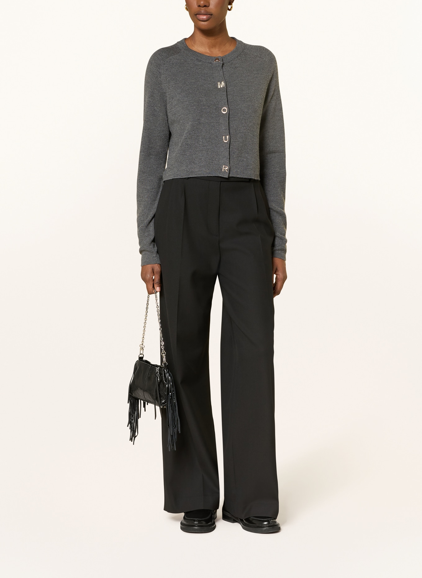 maje Strickjacke: DUNKELGRAU