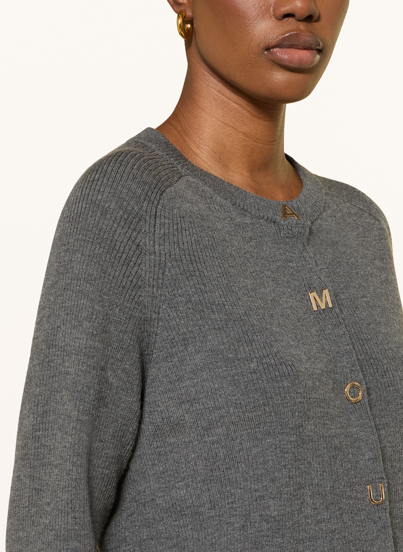 maje Strickjacke: DUNKELGRAU