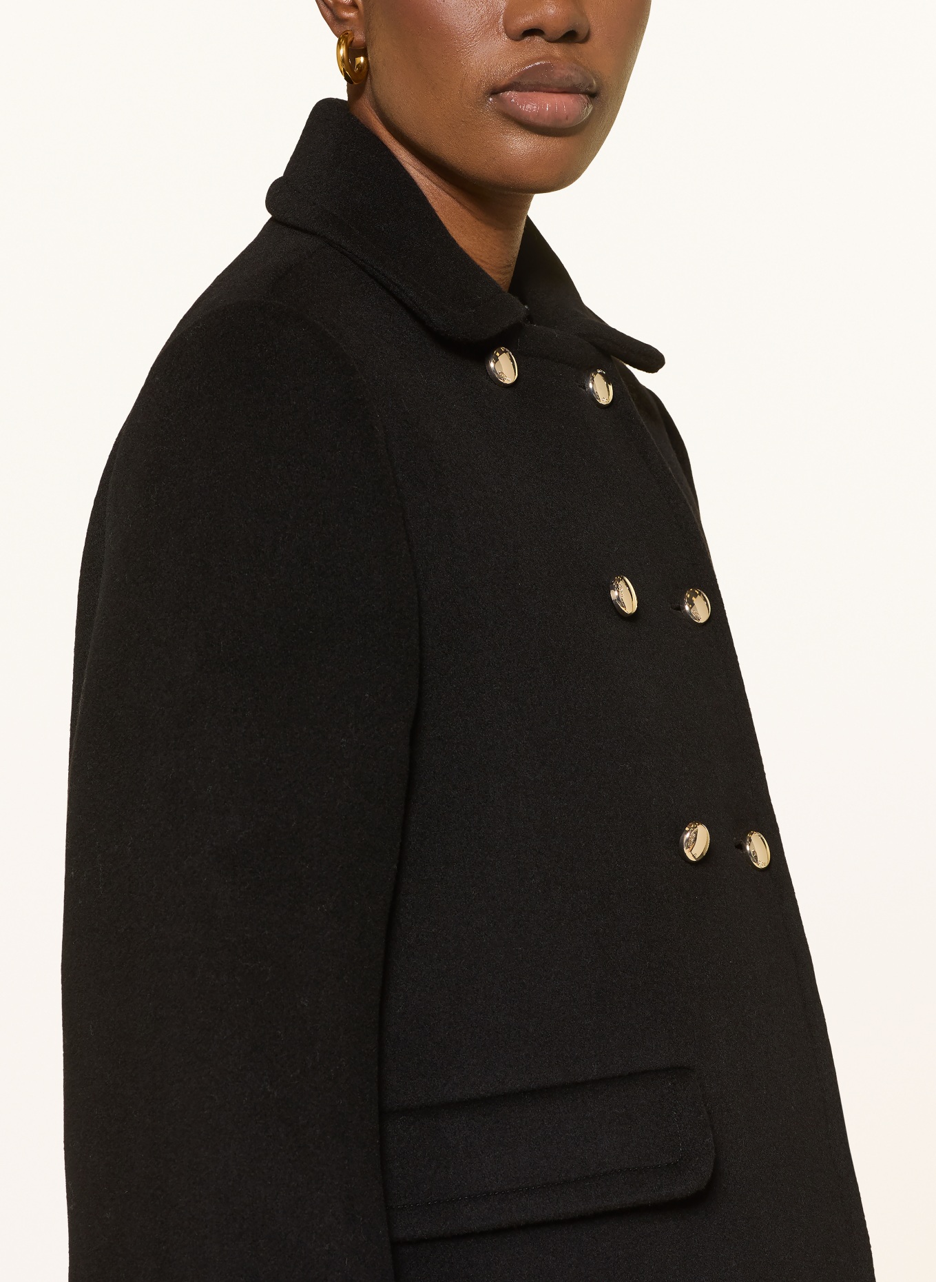 maje Cabanmantel: SCHWARZ