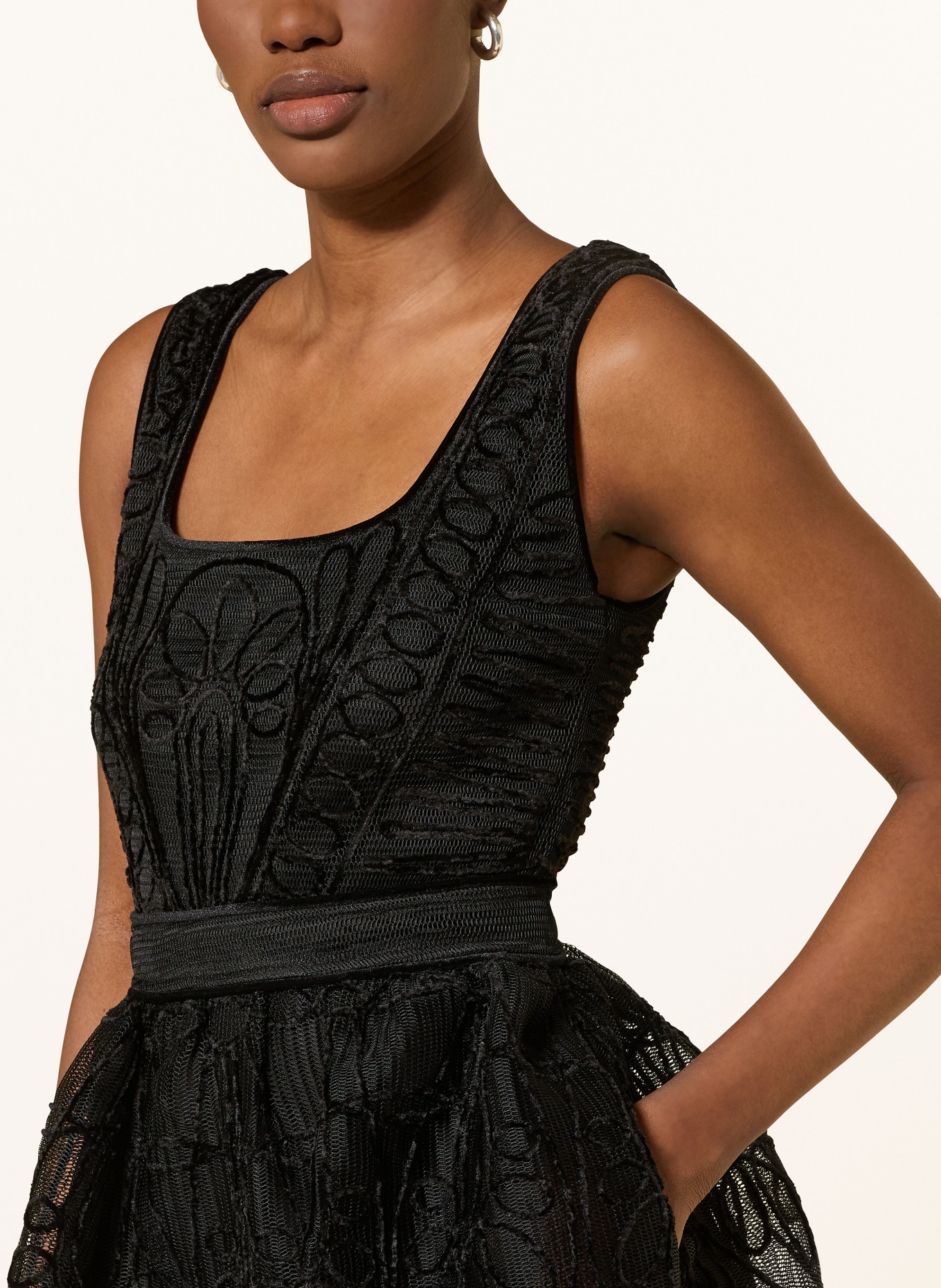 maje Cocktailkleid: SCHWARZ