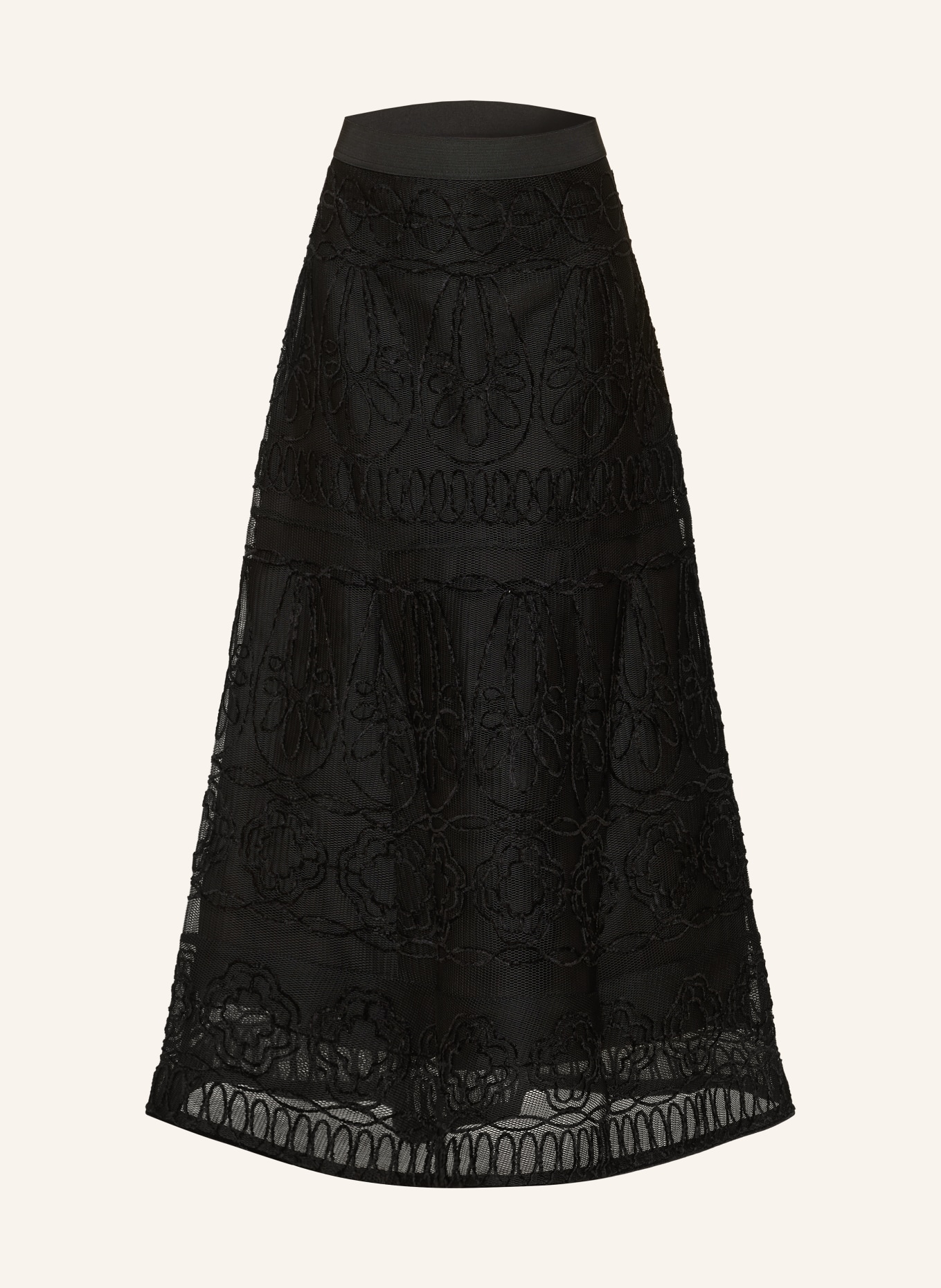 maje Mesh-Rock: SCHWARZ