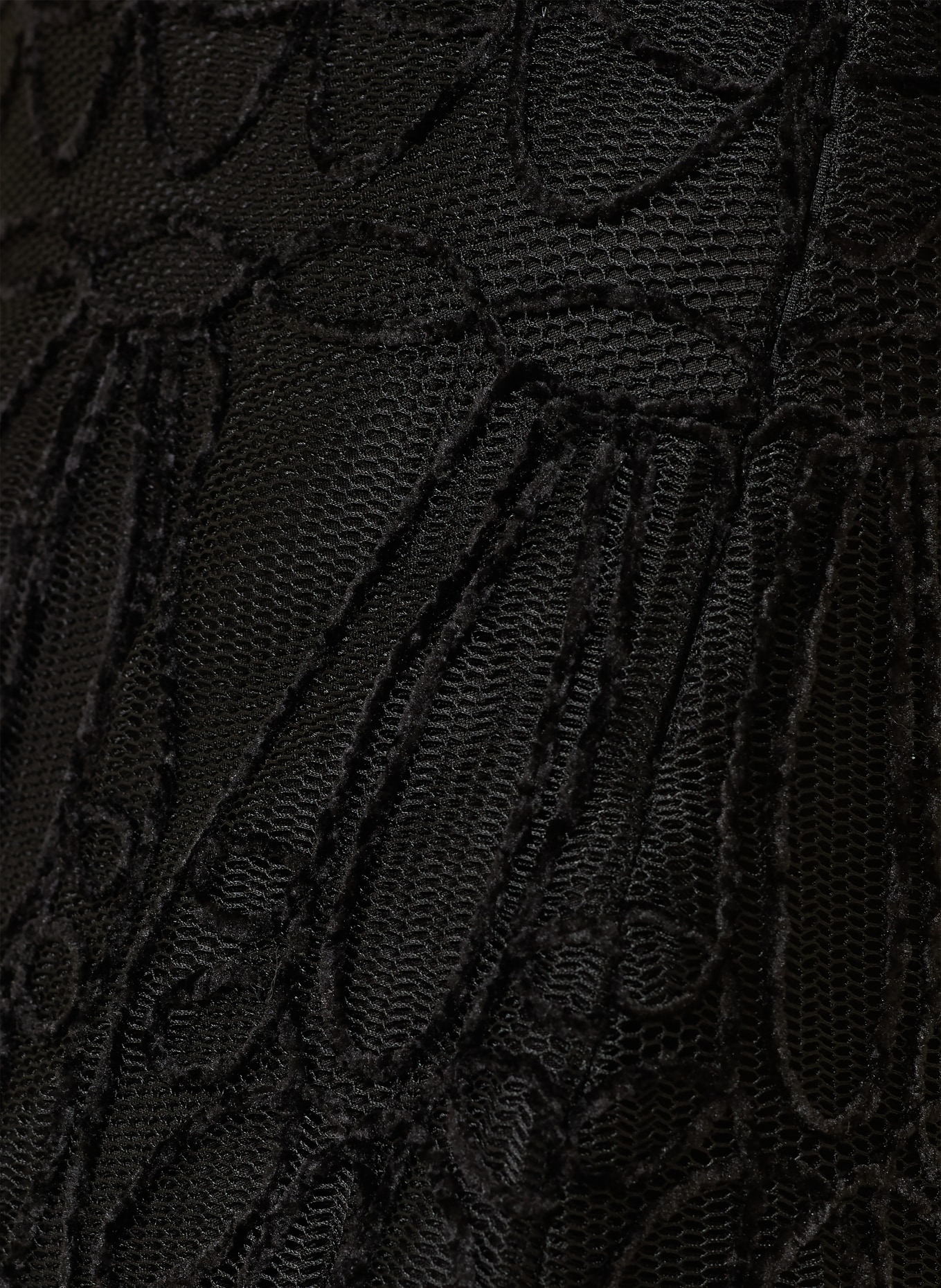 maje Mesh-Rock: SCHWARZ