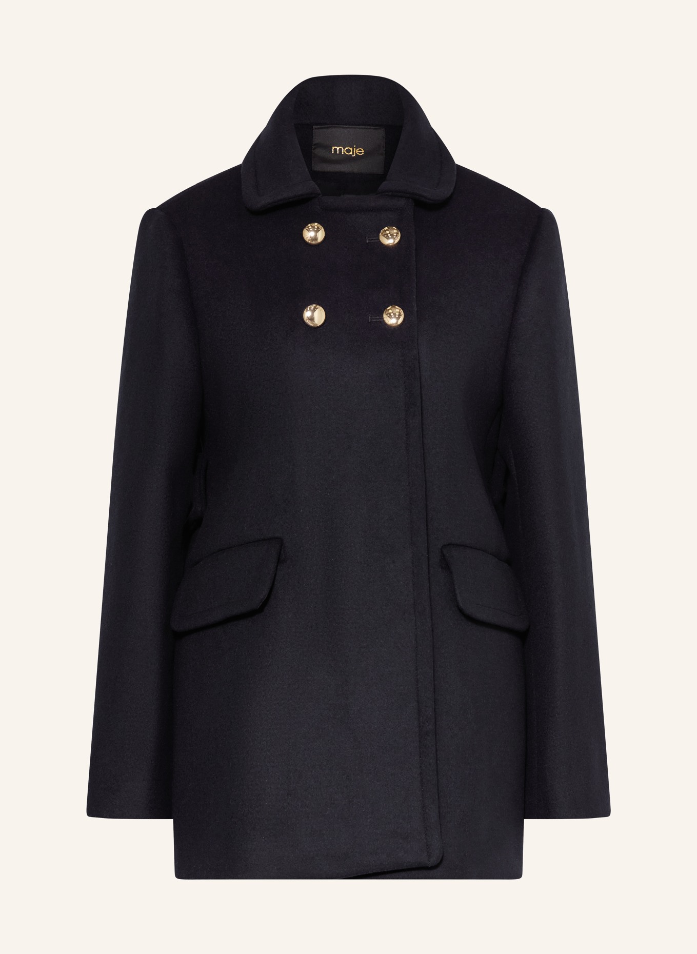 maje Cabanmantel: SCHWARZ