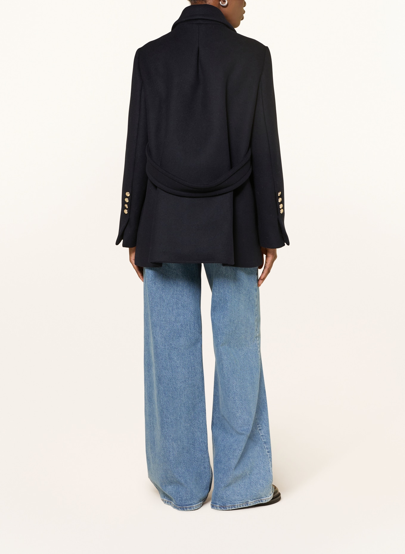 maje Cabanmantel: SCHWARZ