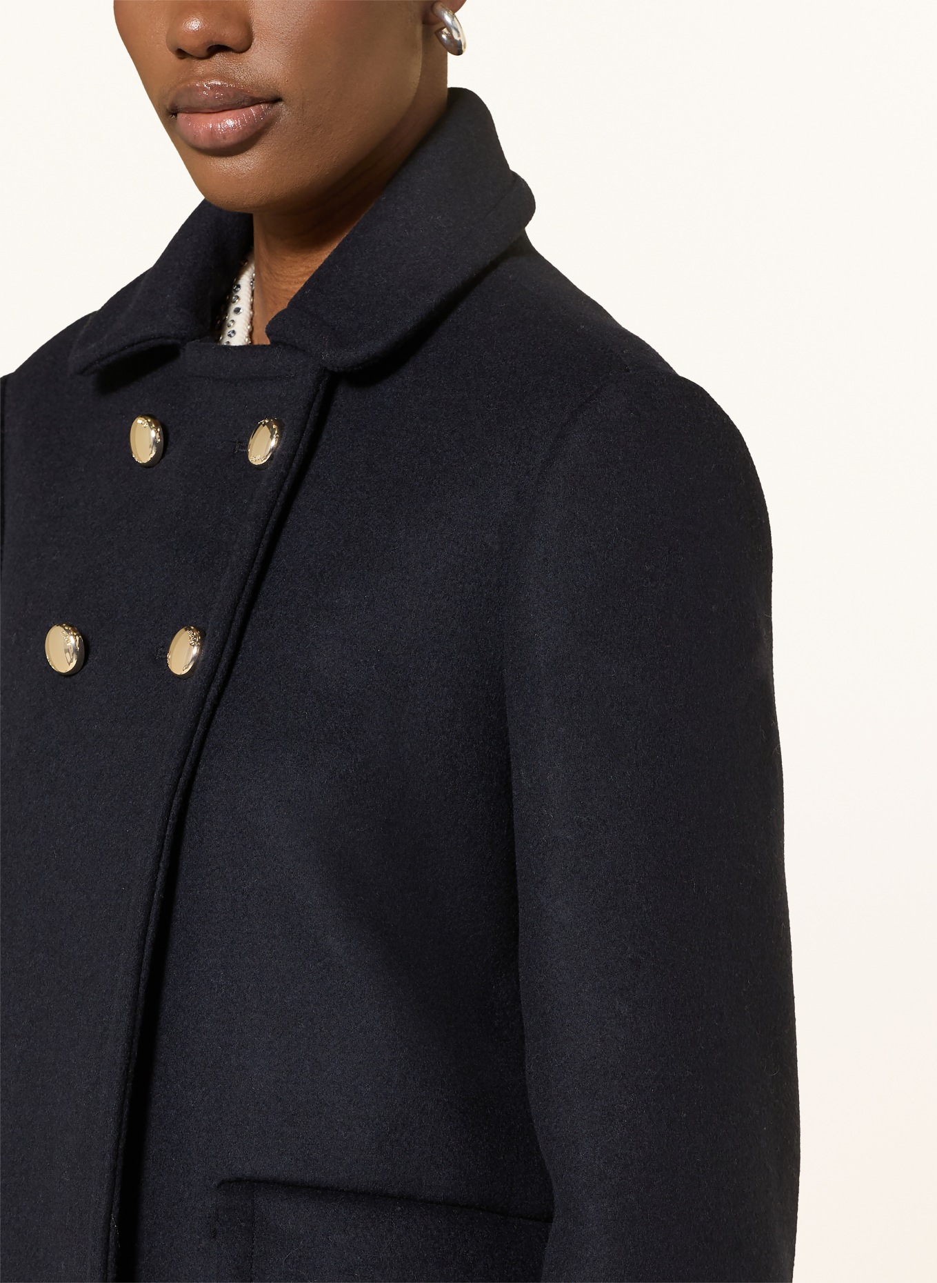 maje Cabanmantel: SCHWARZ