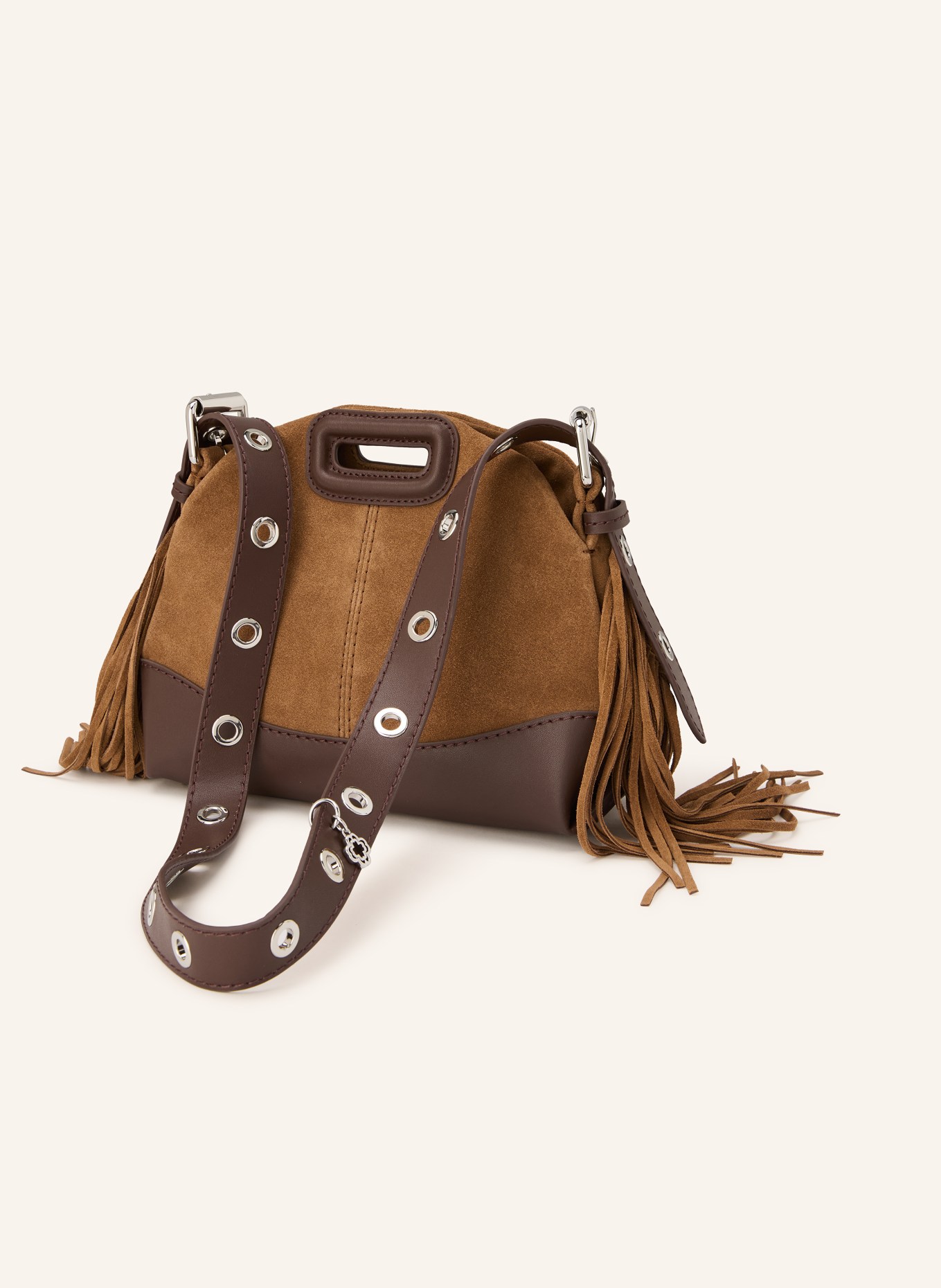 maje Handtasche: BRAUN / DUNKELBRAUN