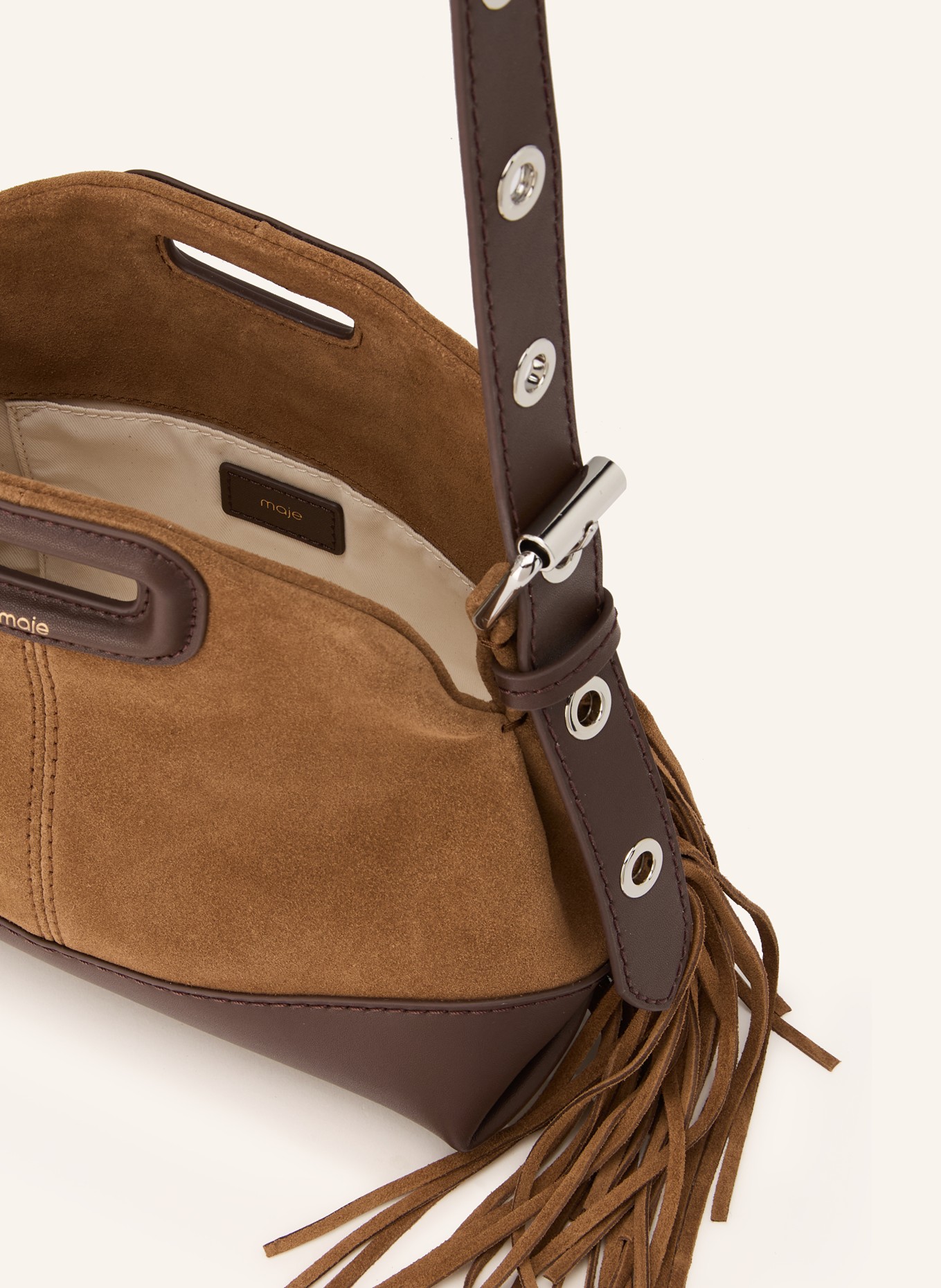 maje Handtasche: BRAUN / DUNKELBRAUN