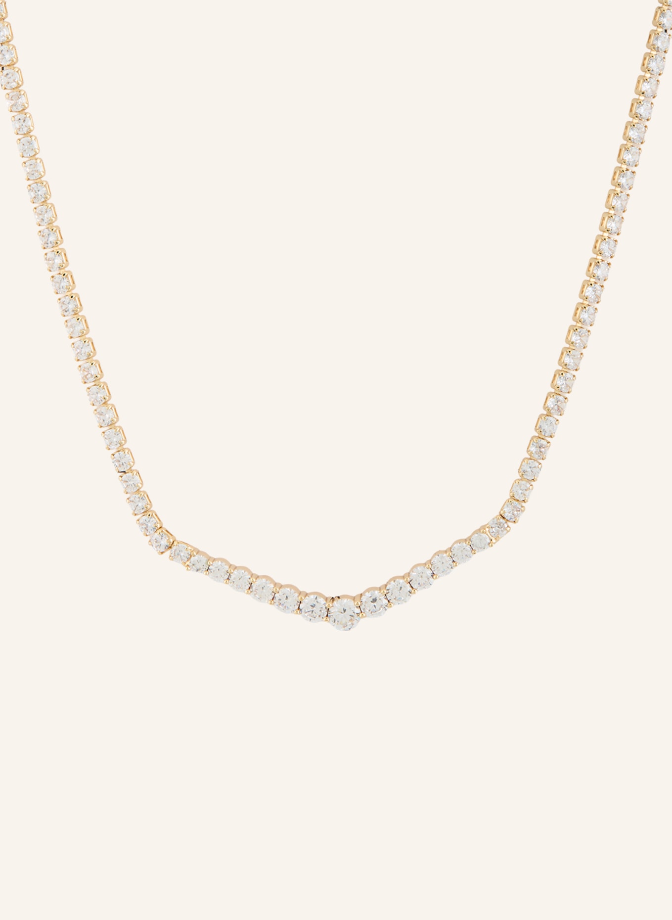 maje Halskette: GOLD / WEISS