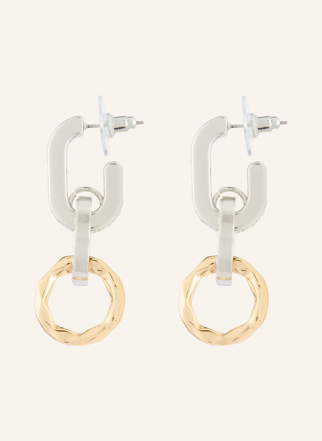 maje Ohrhänger: SILBER / GOLD / WEISS