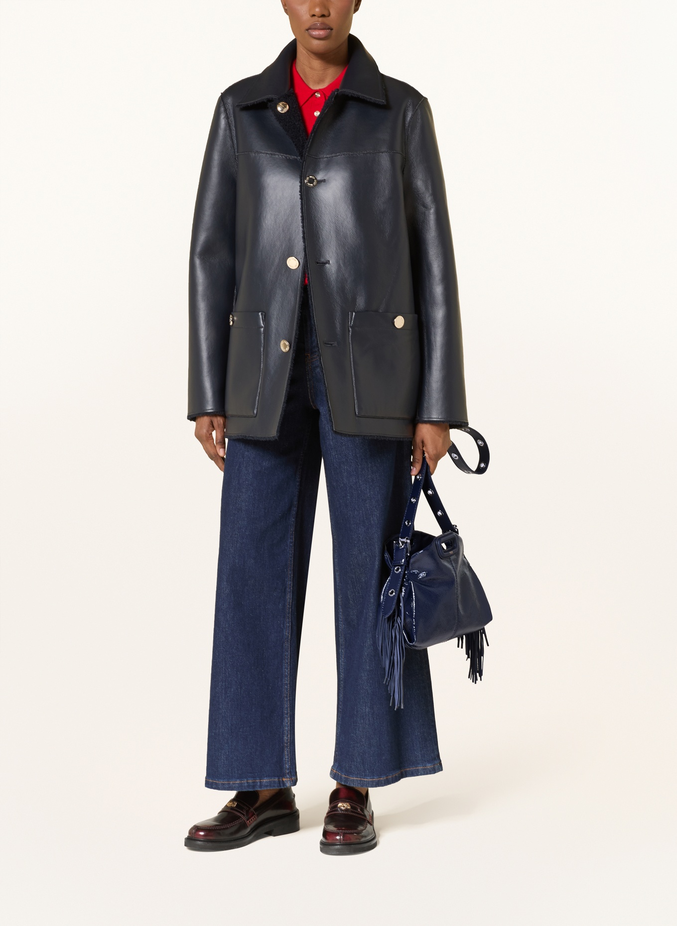 maje torebka: GRANATOWY