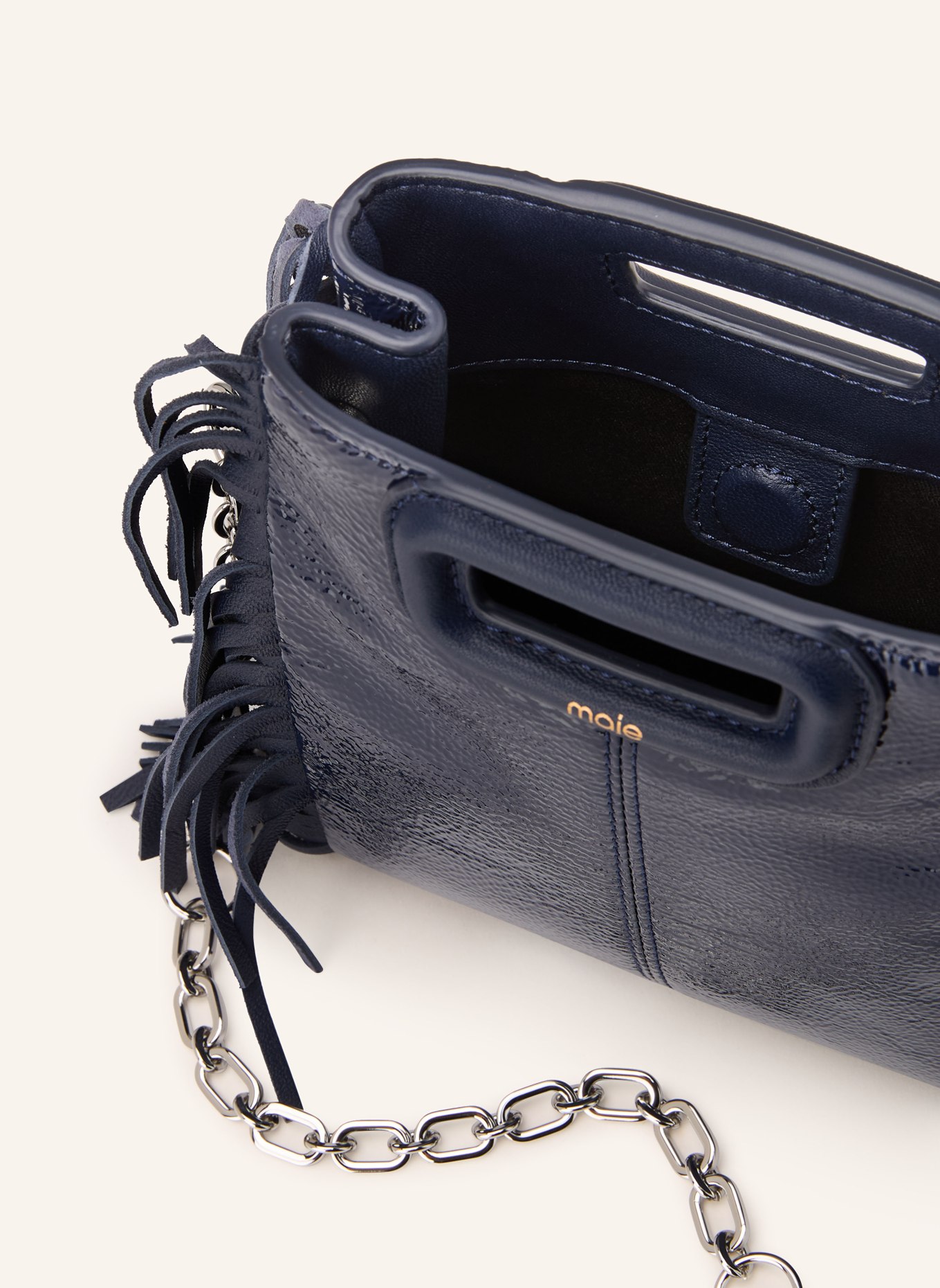 maje Handtasche: DUNKELBLAU