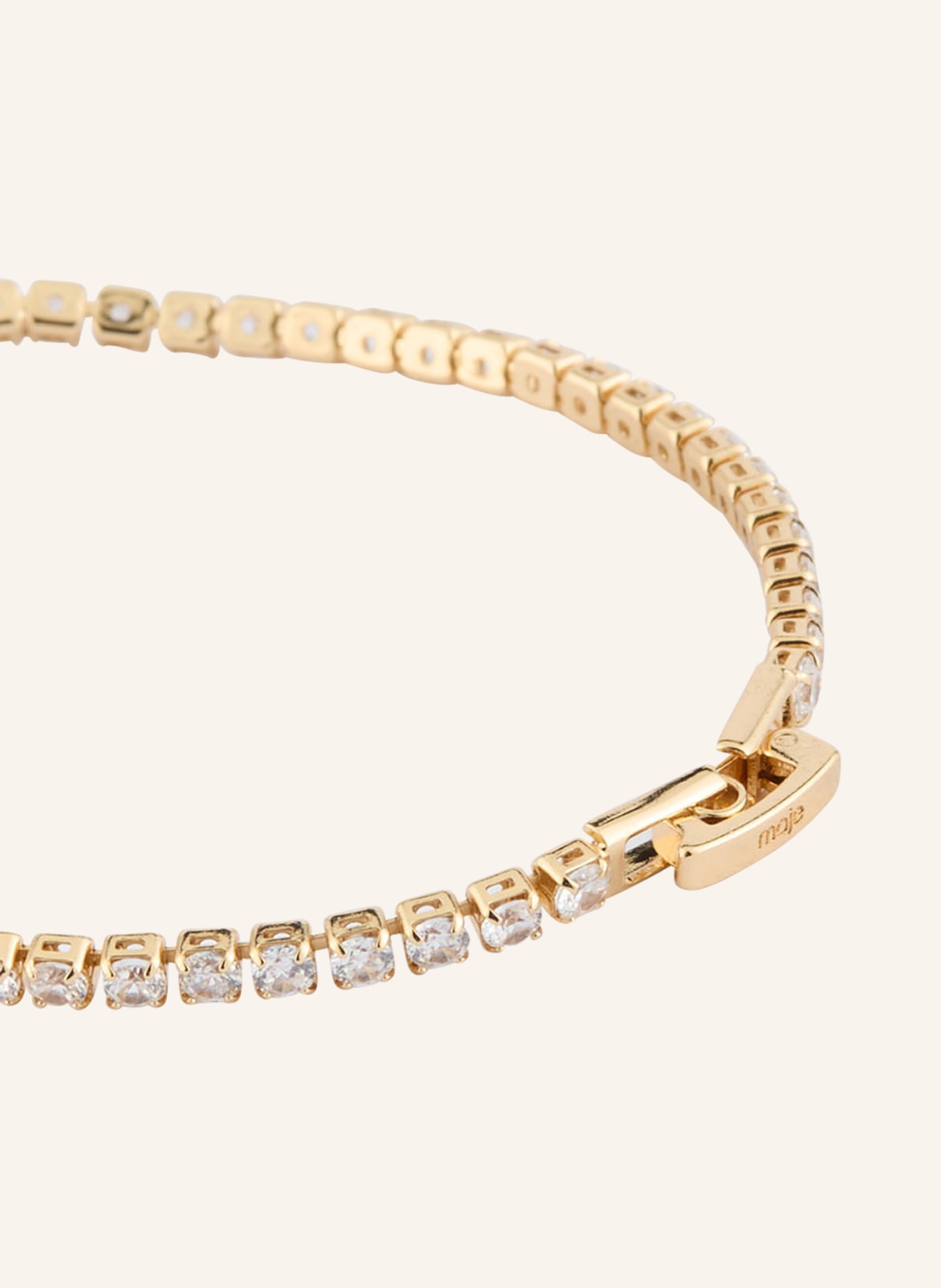 maje Armband: GOLD / WEISS