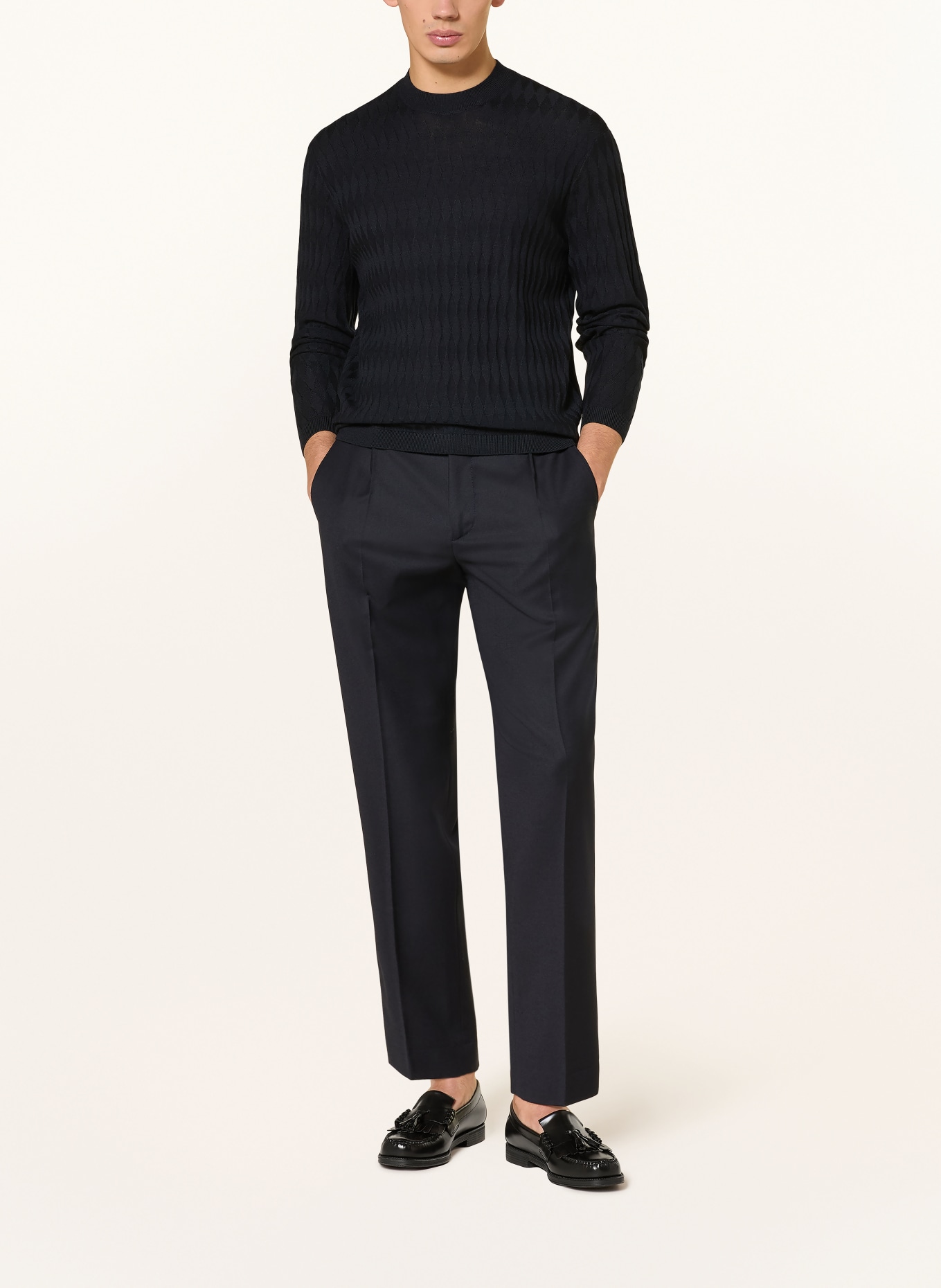 EMPORIO ARMANI sweater: DARK BLUE