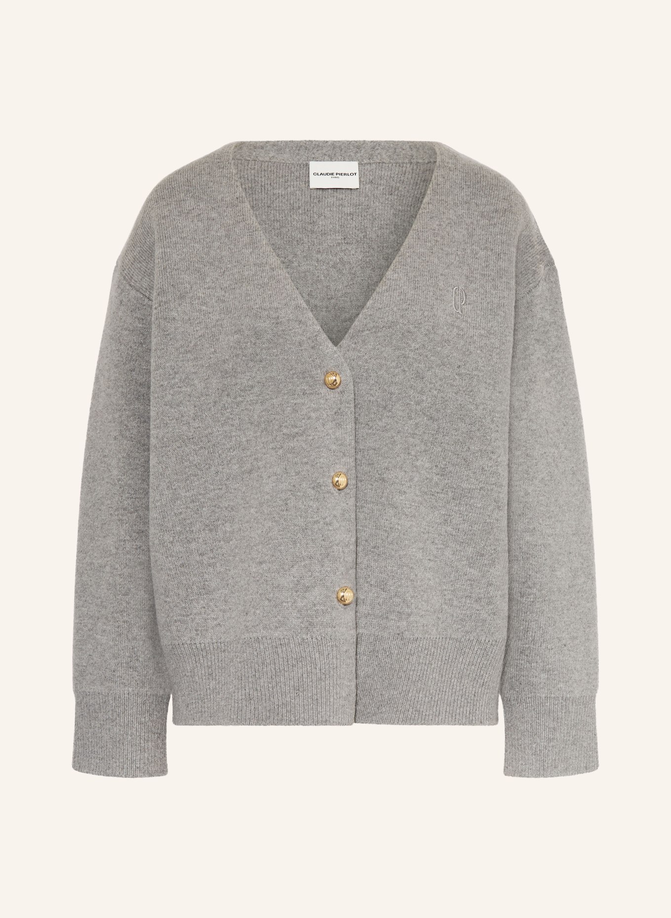 CLAUDIE PIERLOT kardigan: SZARY