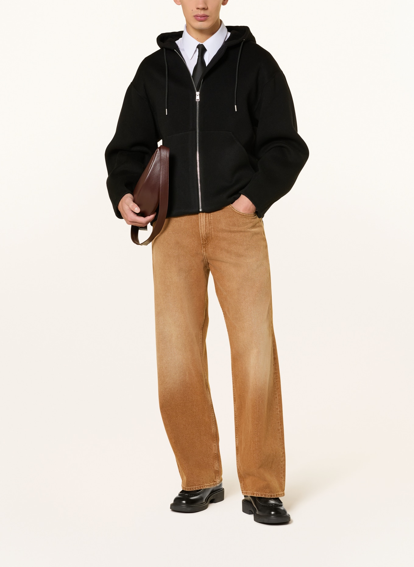 SANDRO Sweatjacke: SCHWARZ