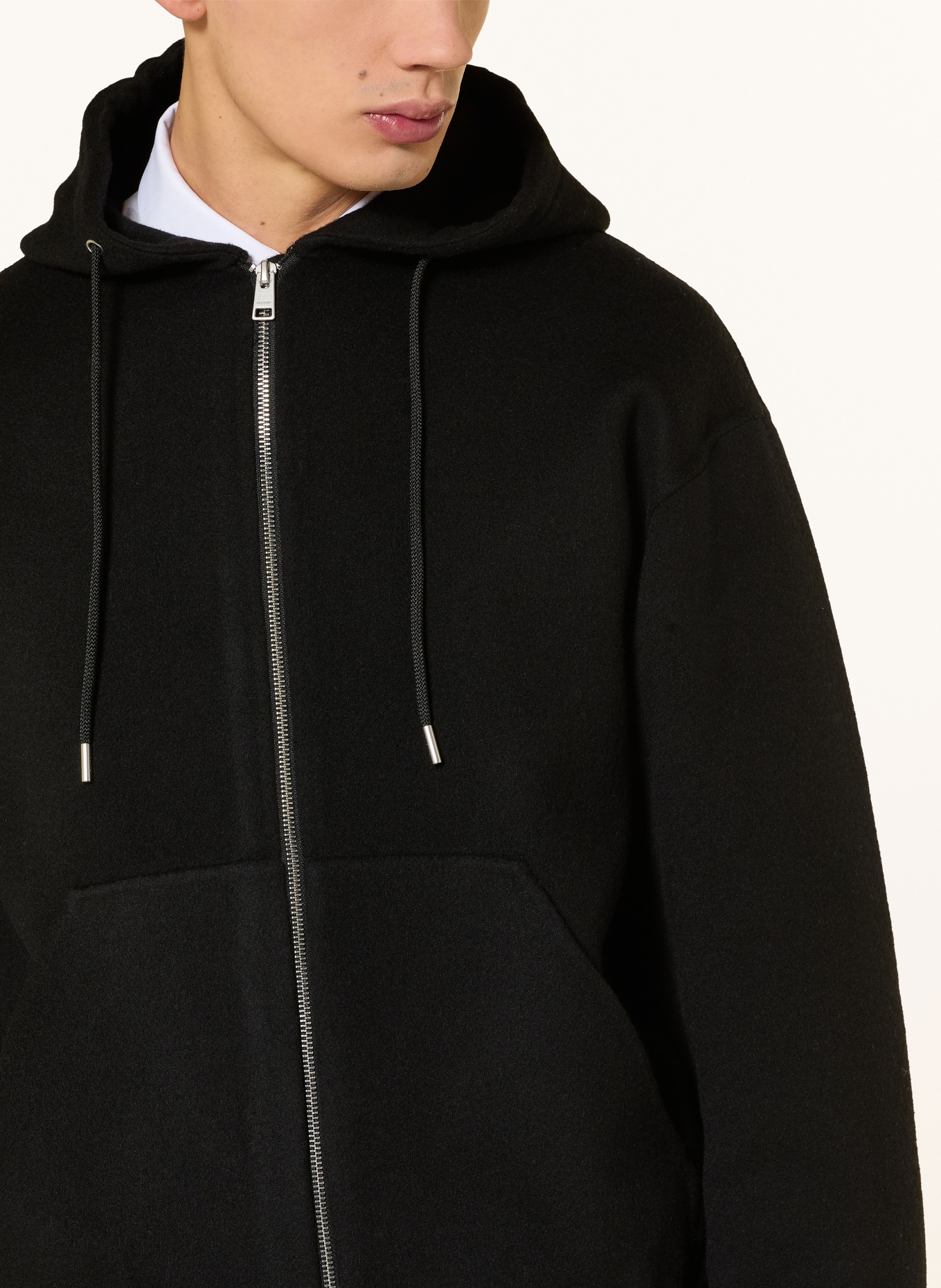 SANDRO Sweatjacke: SCHWARZ