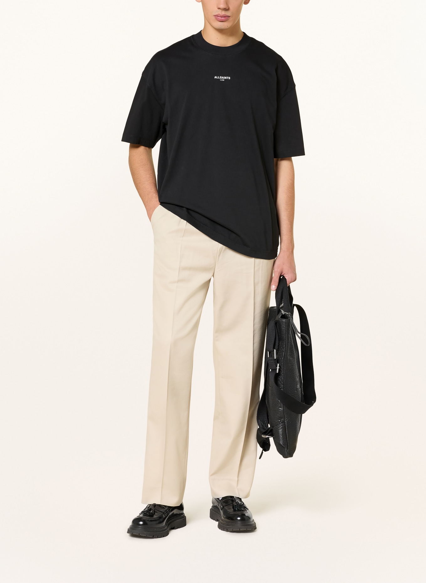 ALLSAINTS T-Shirt: SCHWARZ