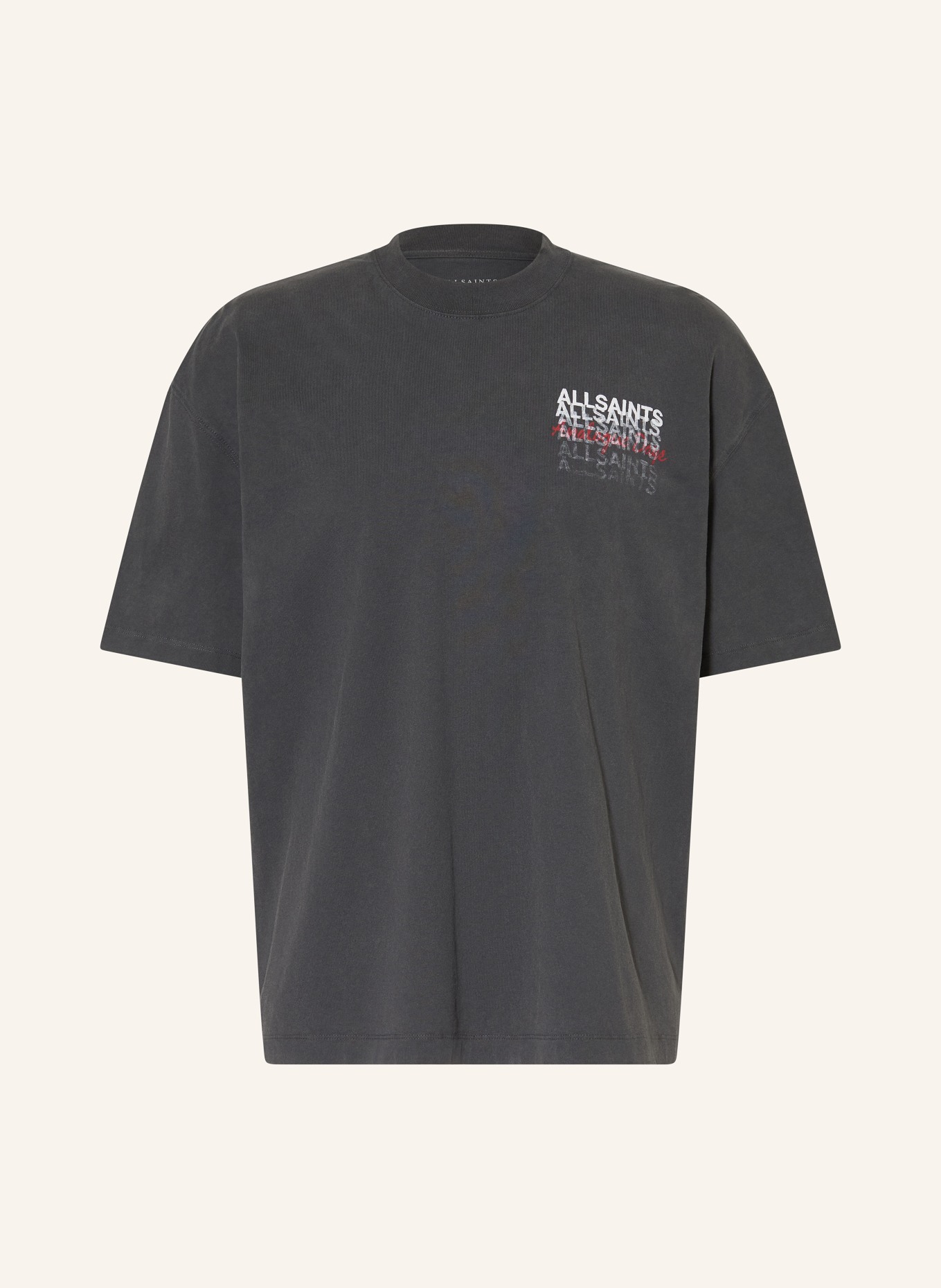ALLSAINTS GRAPHENE T-shirt: DARK GRAY