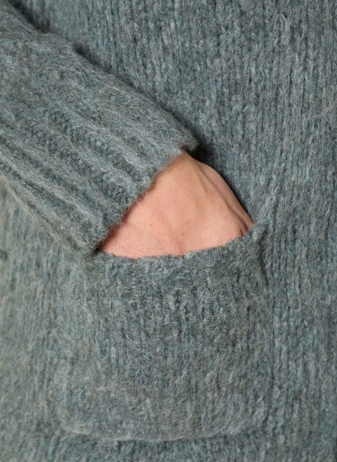 ALLSAINTS Strickjacke TOBIE: PETROL