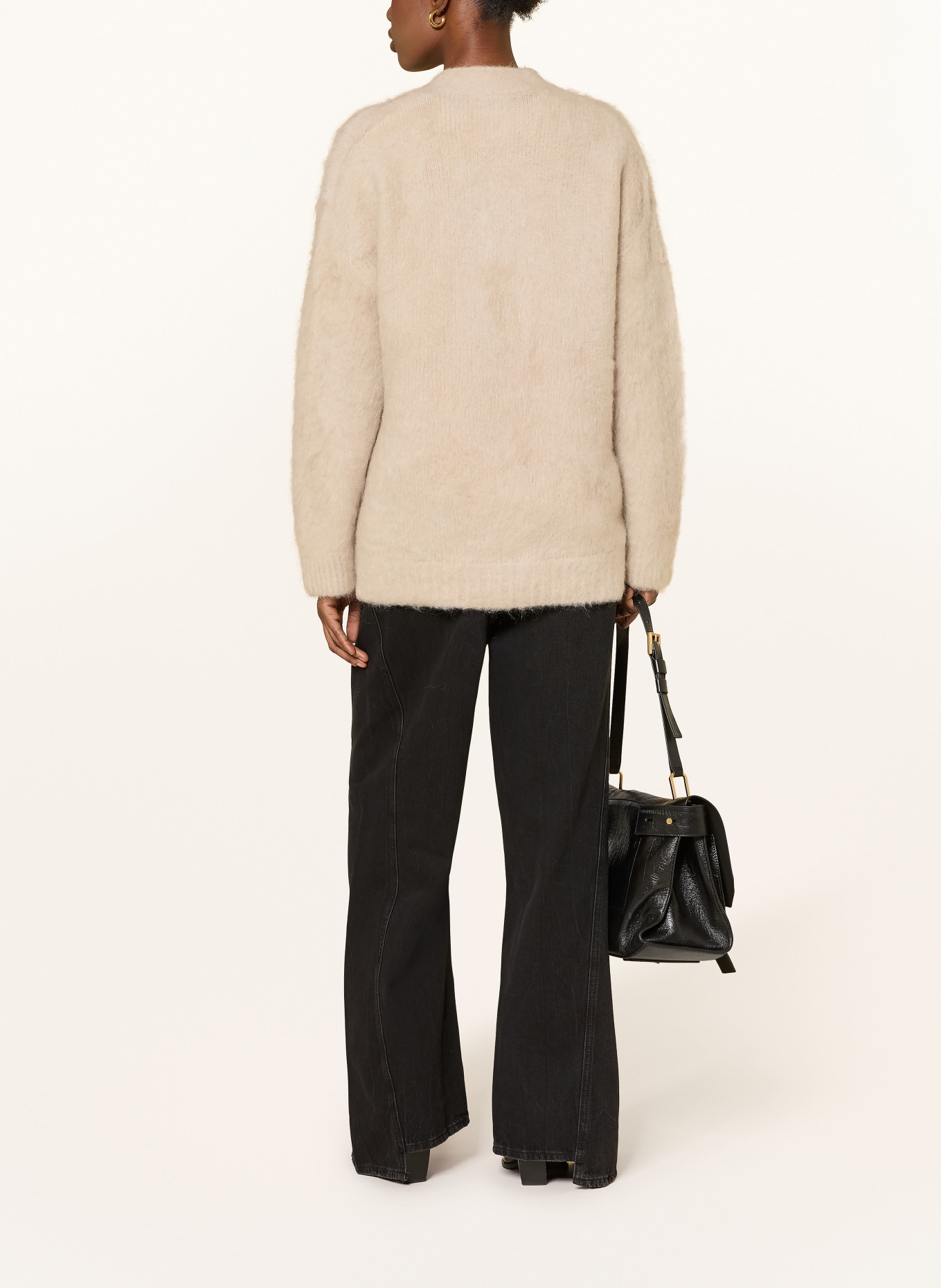 ALLSAINTS Strickjacke RUBI mit Mohair: BEIGE